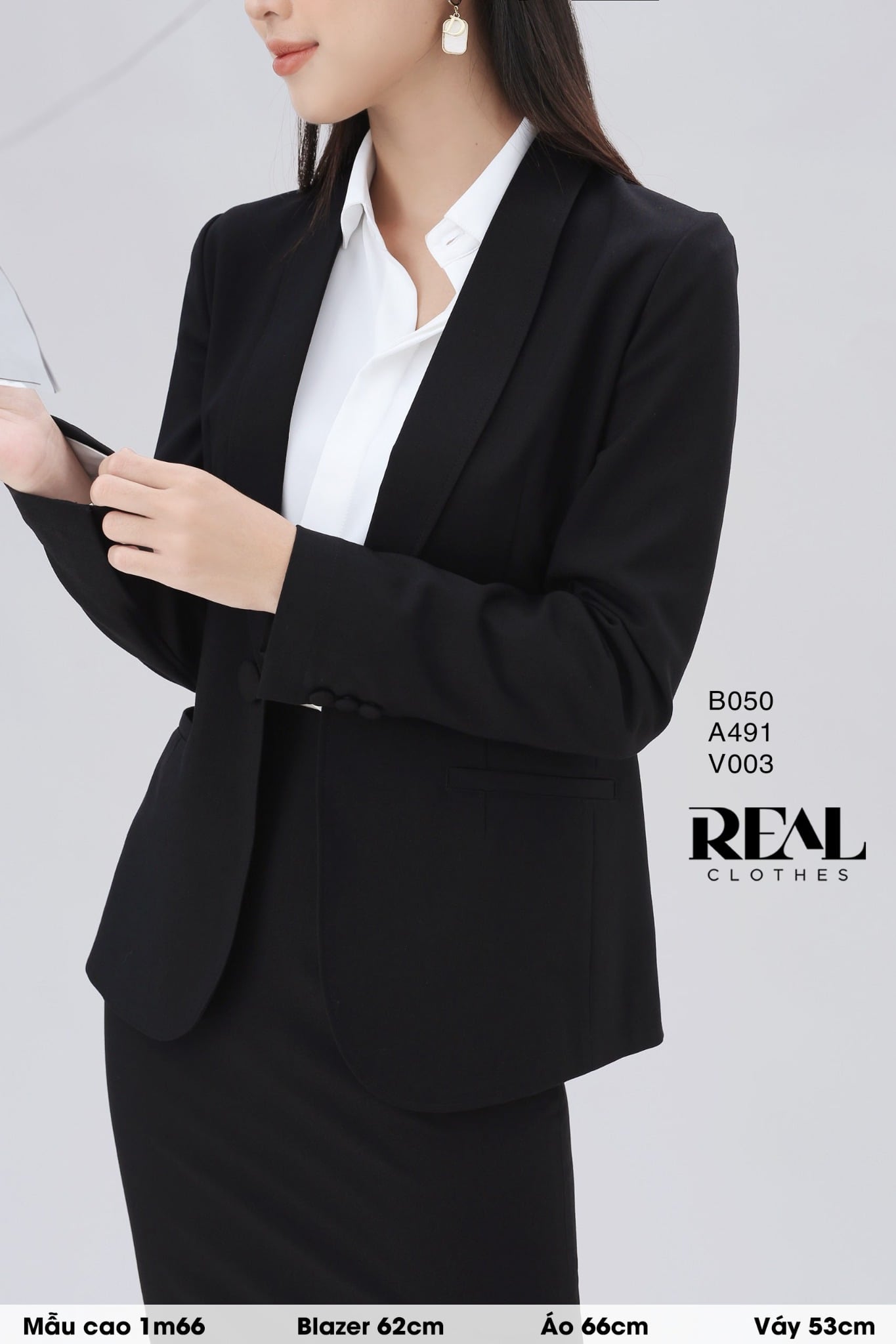 Blazer dài tay dài