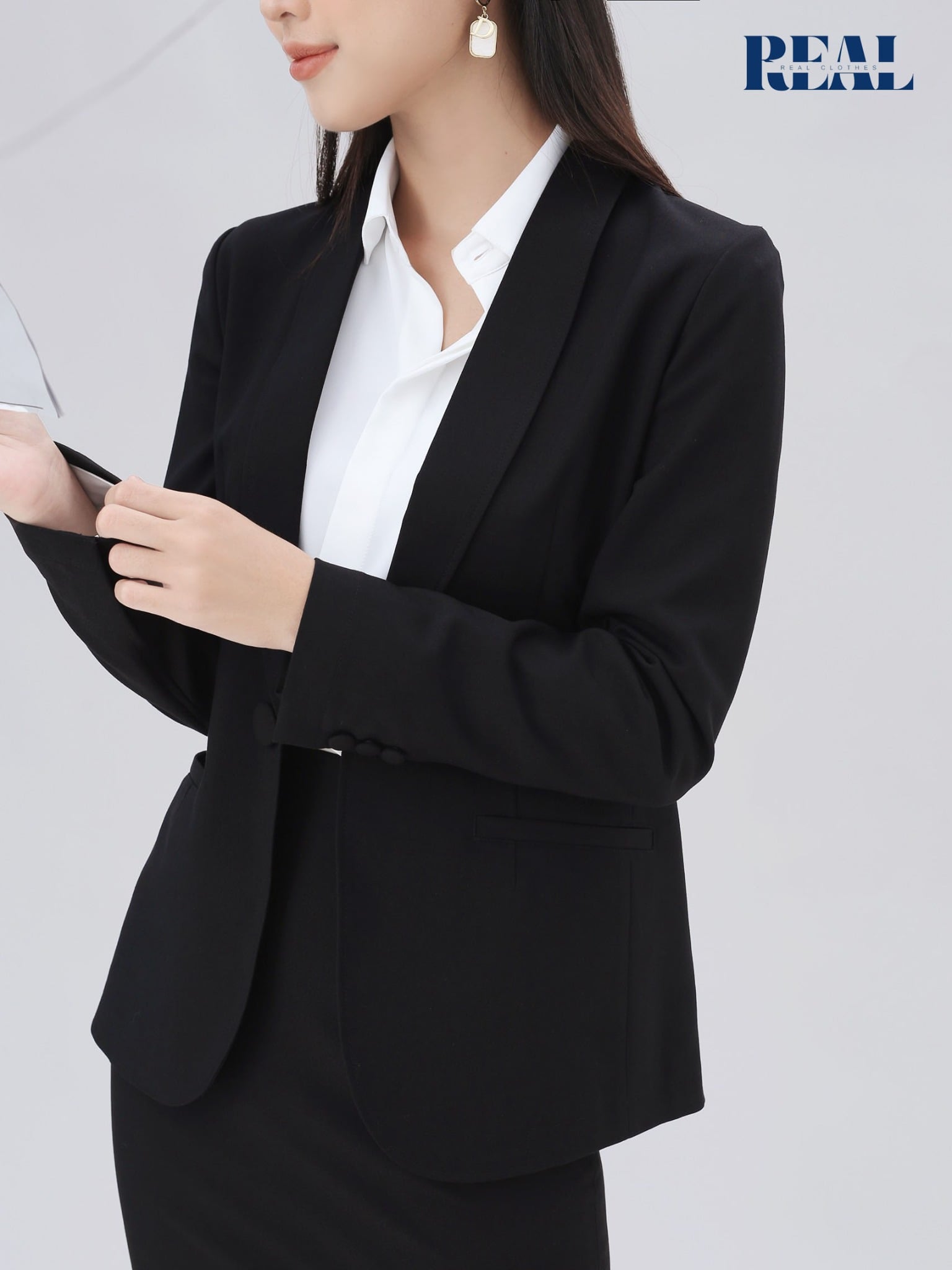 Blazer dài tay dài