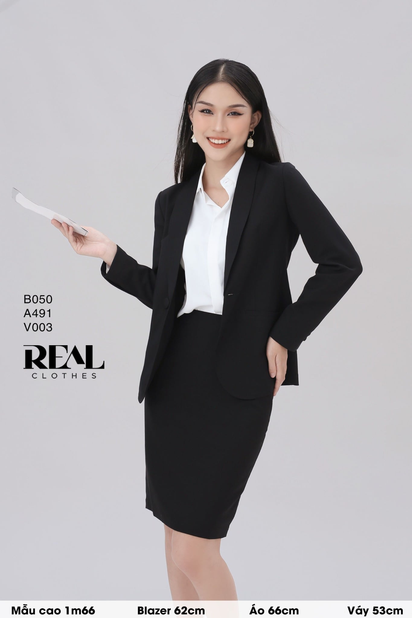 Blazer dài tay dài