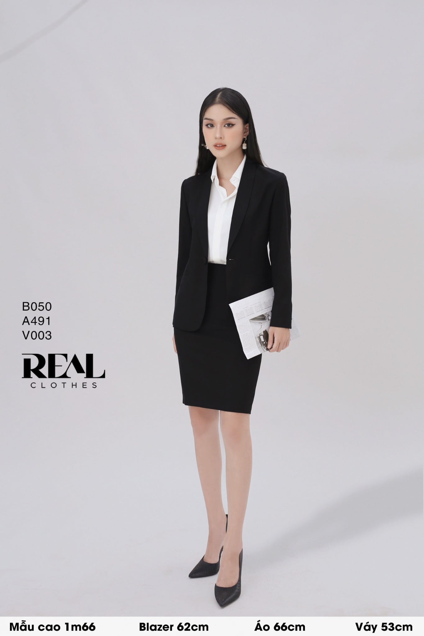 Blazer dài tay dài