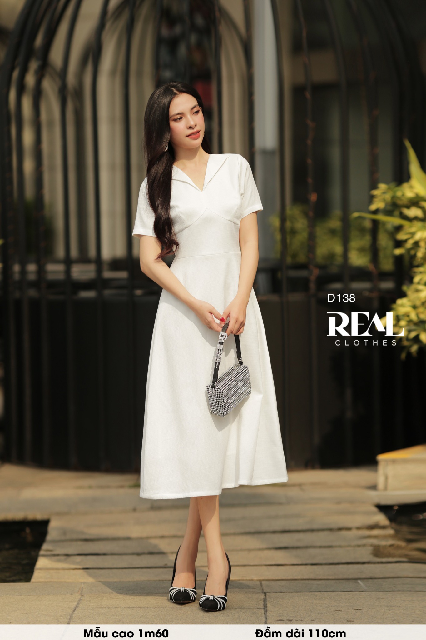Đầm cúp ngực midi