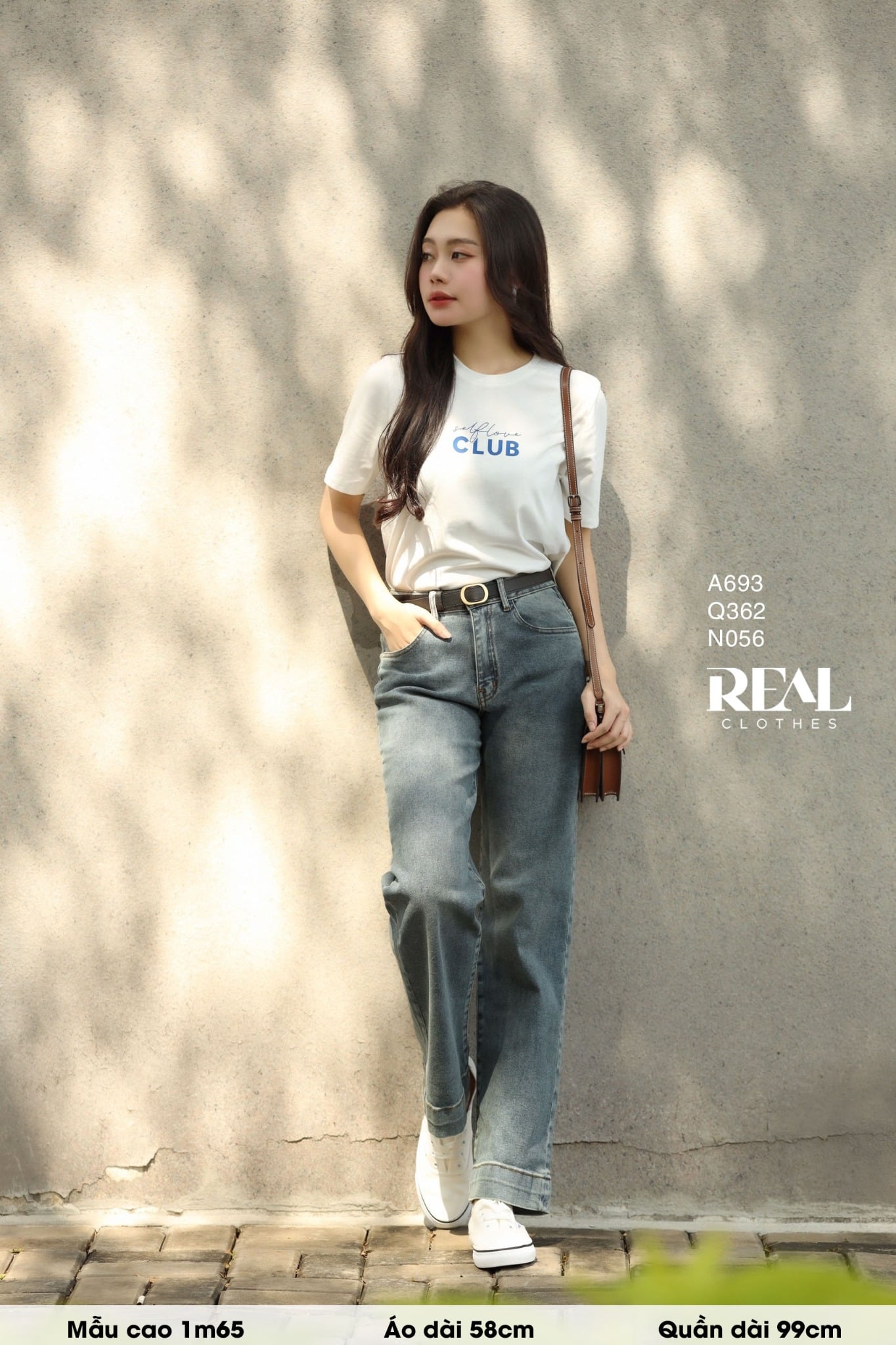Quần Jeans ống đứng
