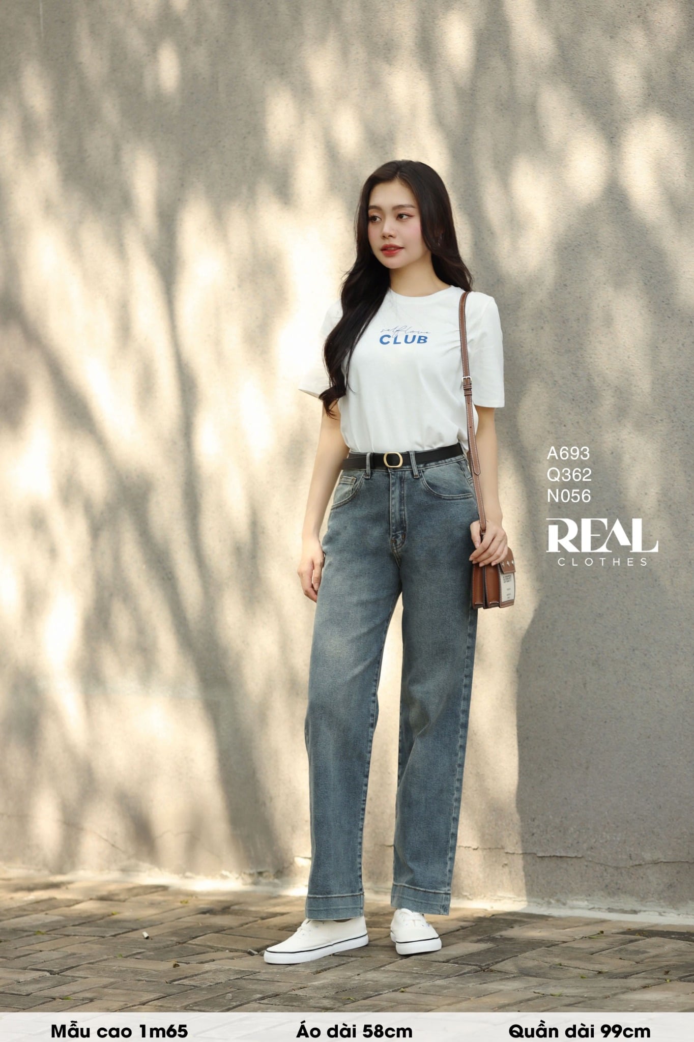 Quần Jeans ống đứng