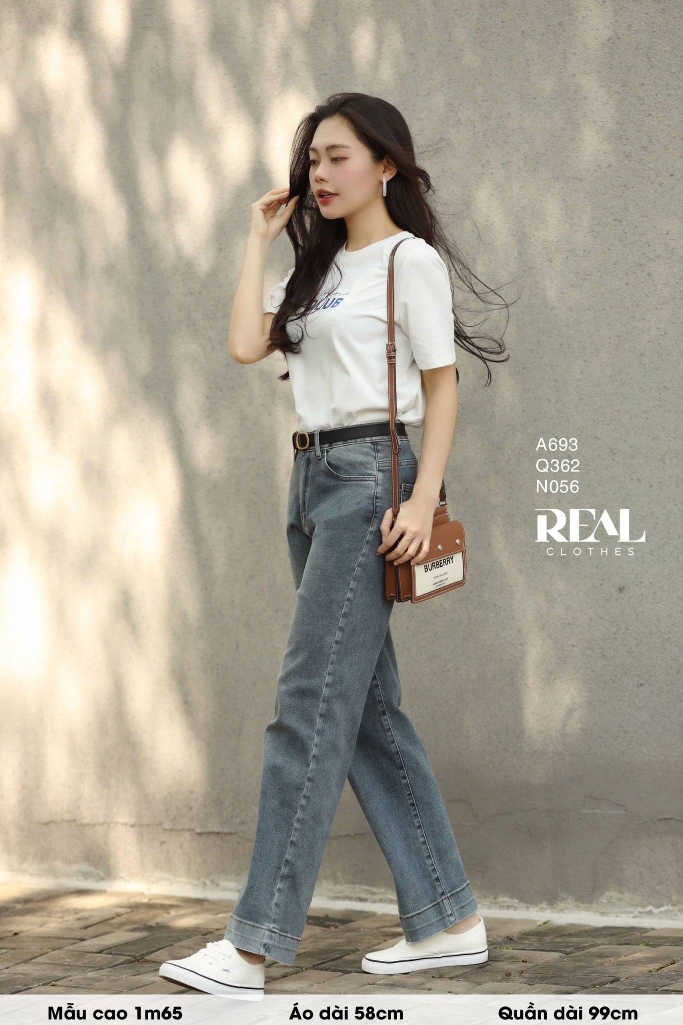 Quần Jeans ống đứng