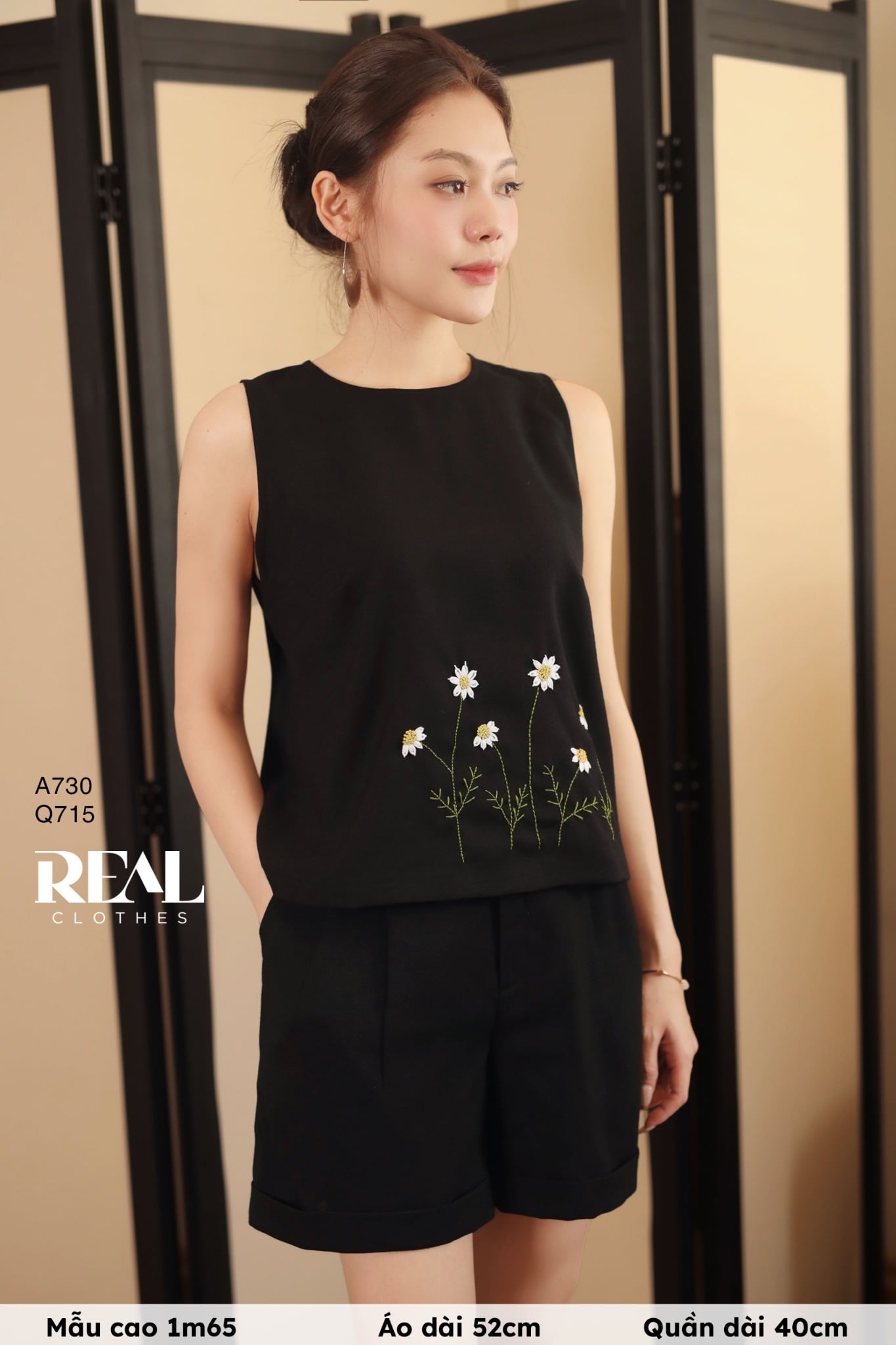 Quần short lưng thun linen SALE