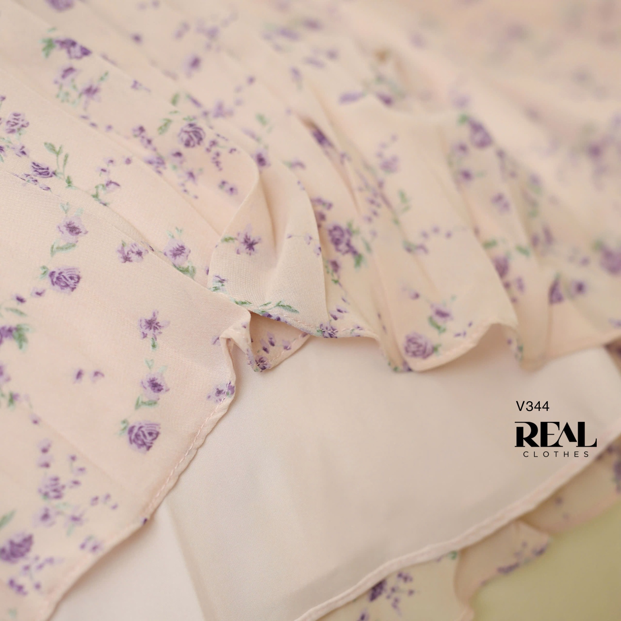 Váy rẻ quạt hoa FINAL SALE