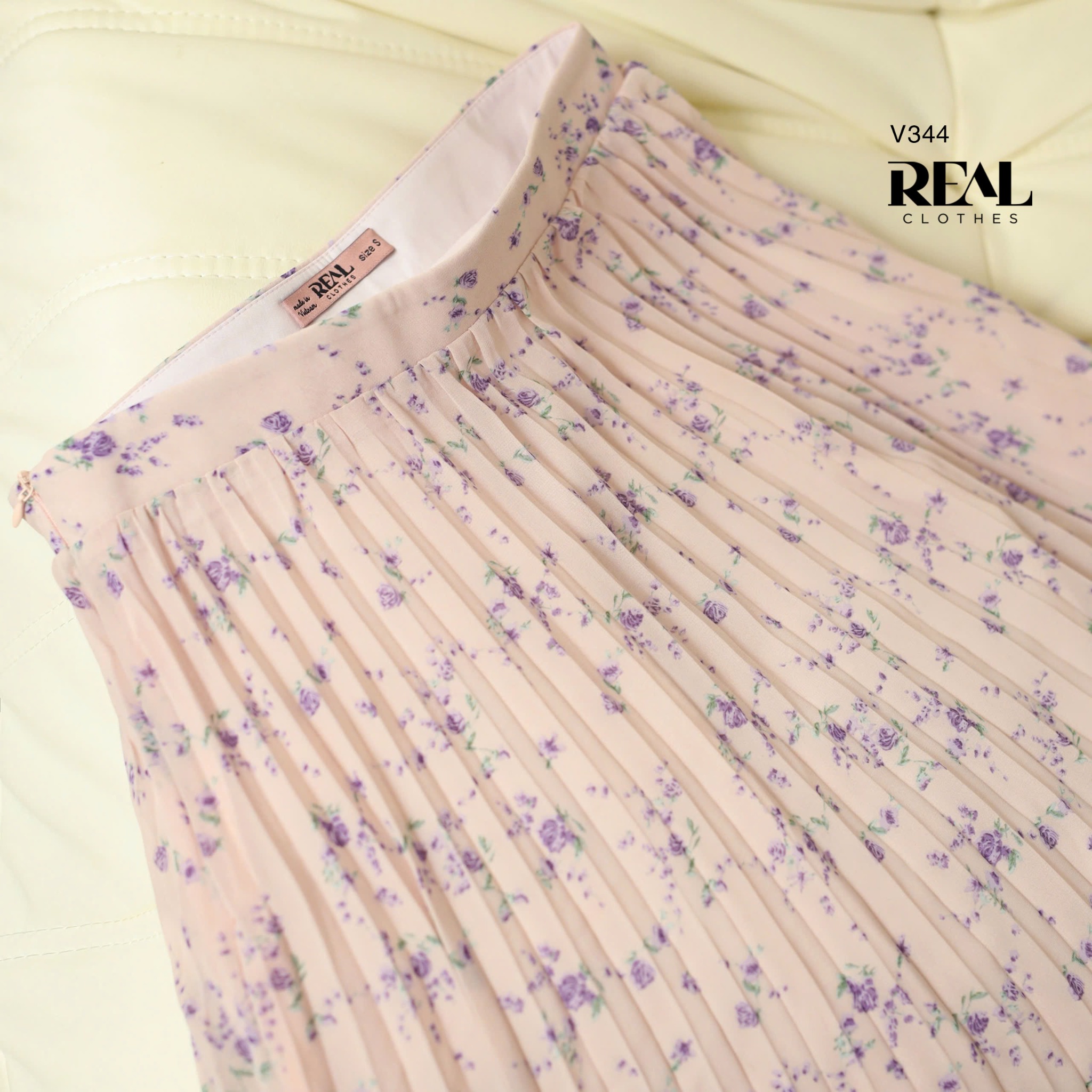 Váy rẻ quạt hoa FINAL SALE