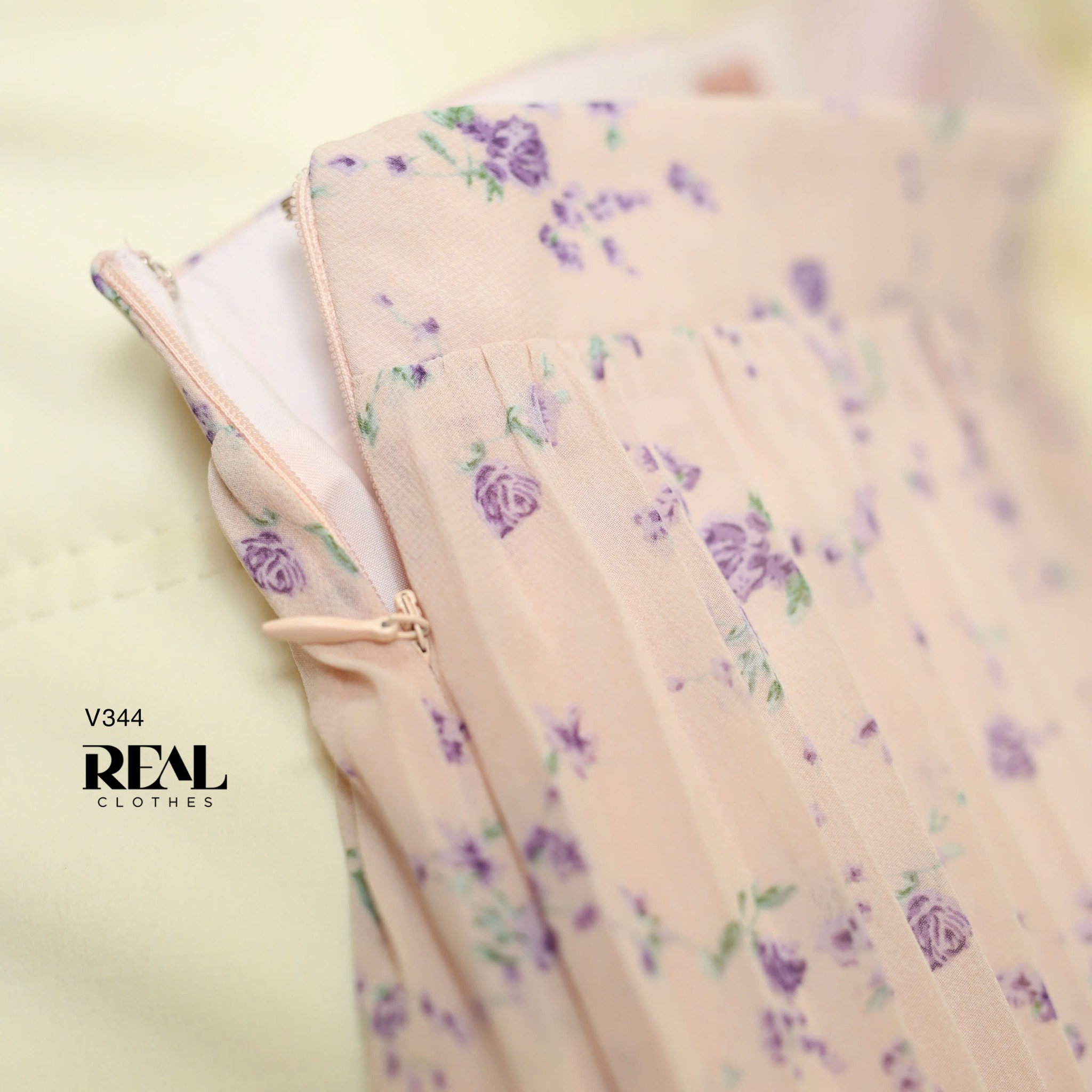 Váy rẻ quạt hoa FINAL SALE
