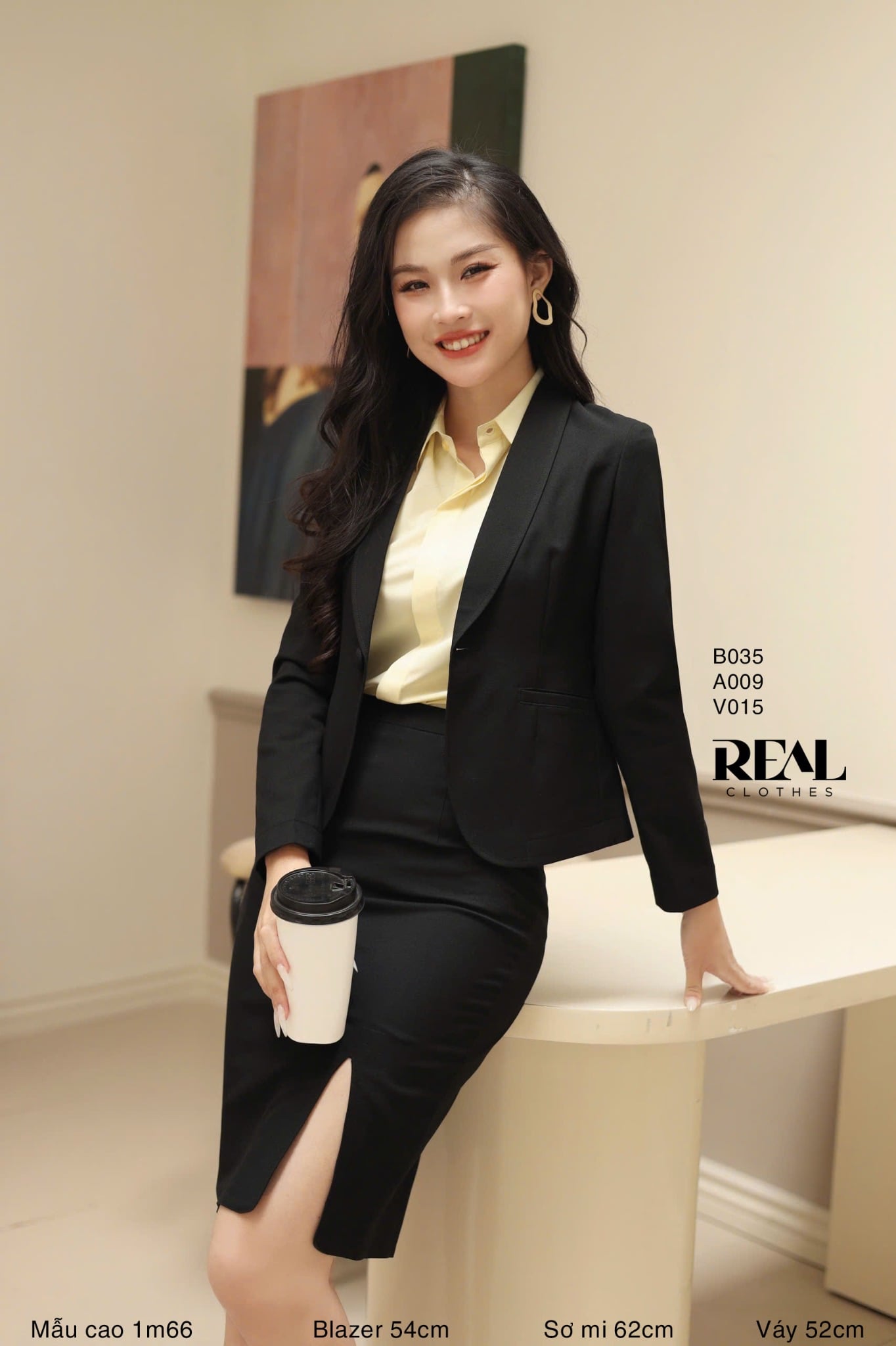 Blazer ngắn tay dài