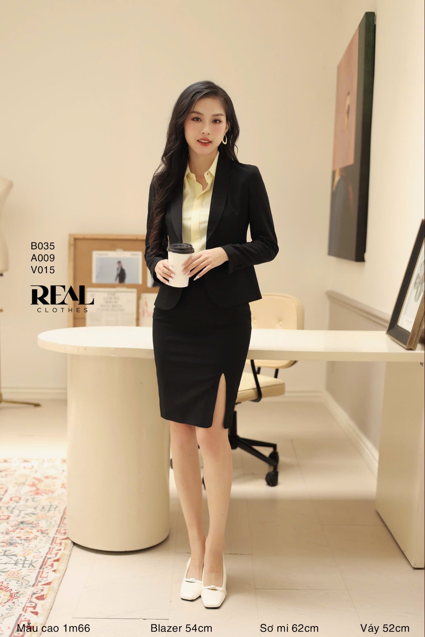Blazer ngắn tay dài