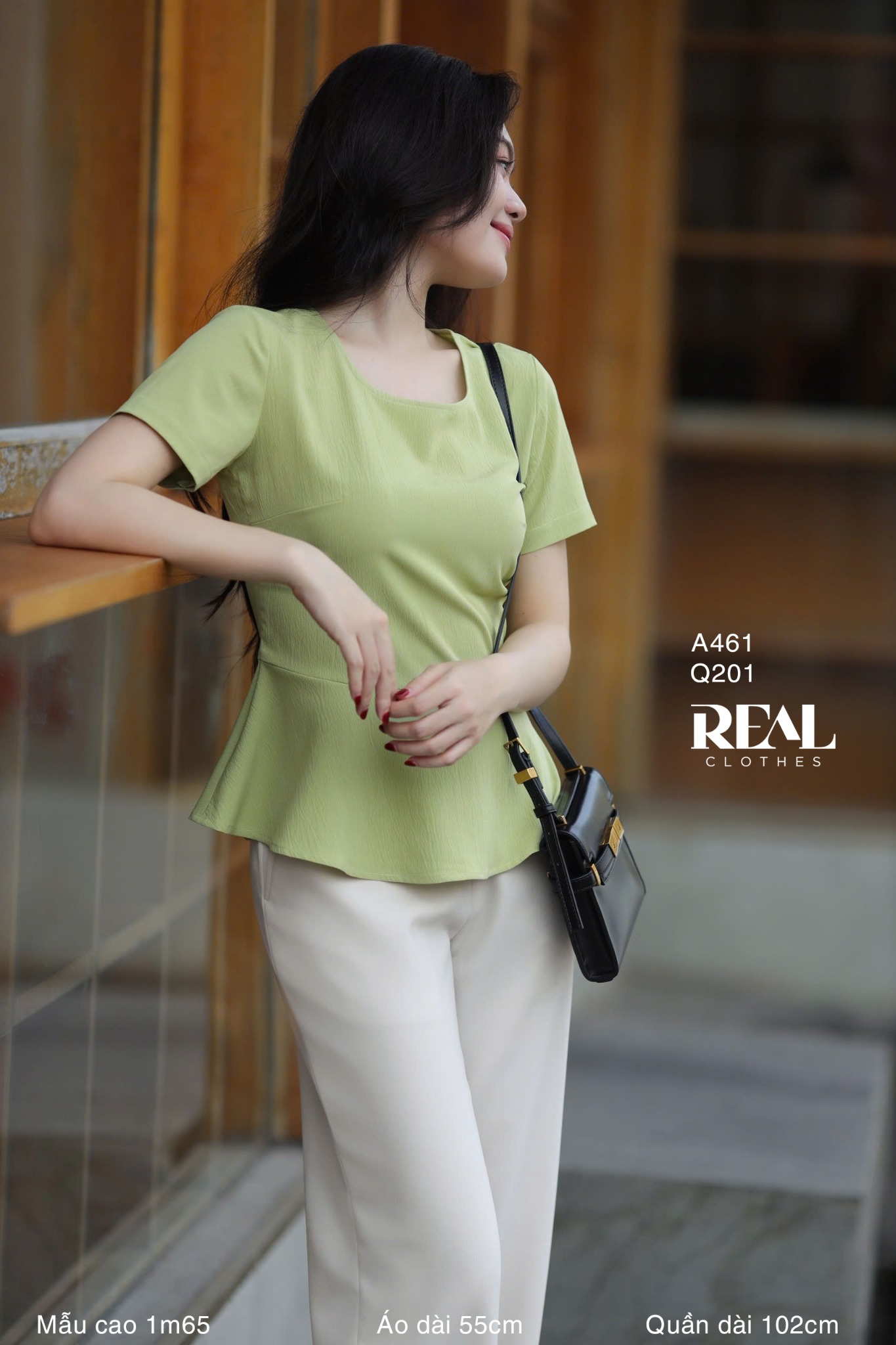 Áo peplum tay đủ SALE