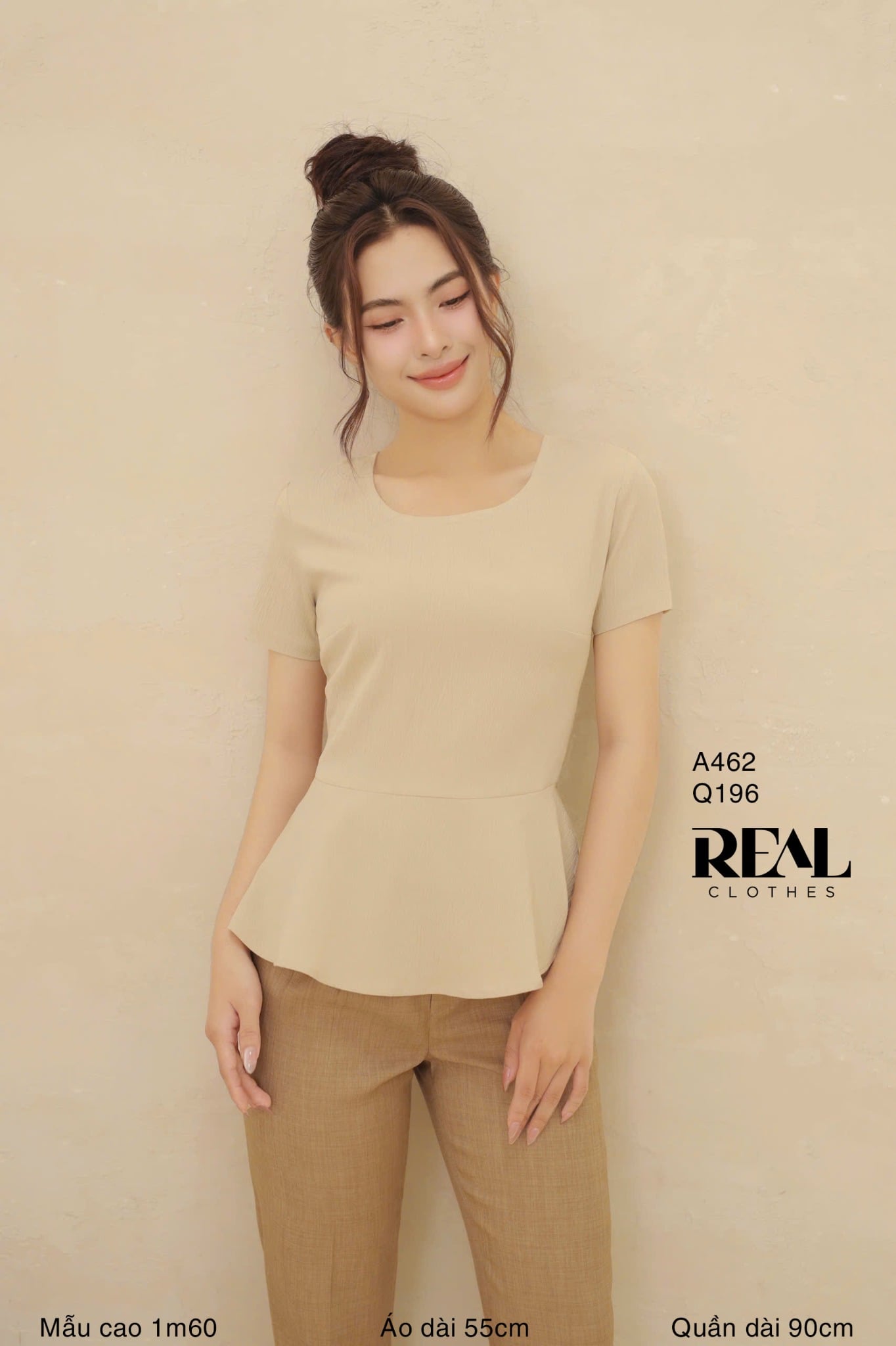 Áo peplum tay đủ SALE