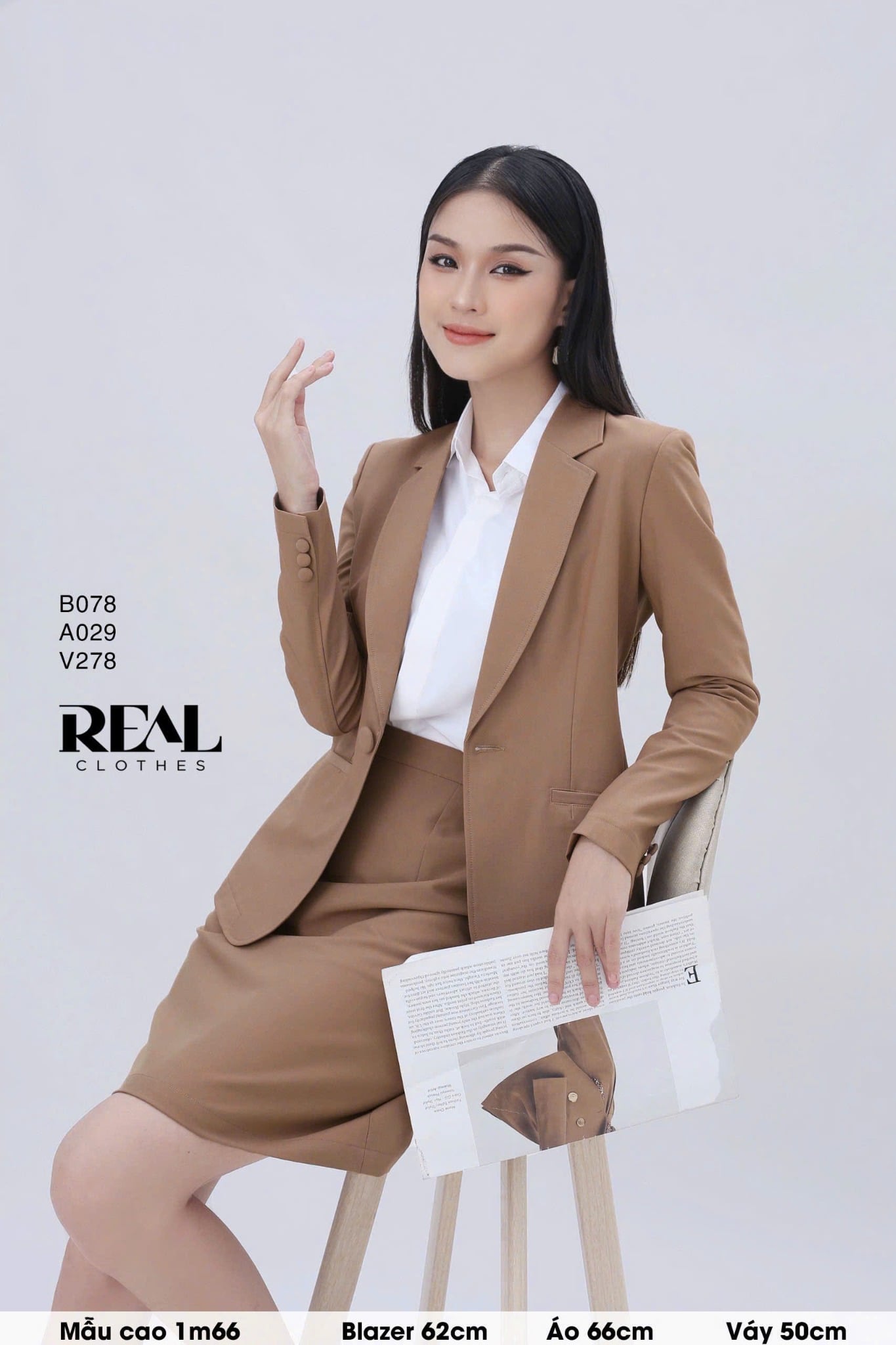 Blazer dài tay dài