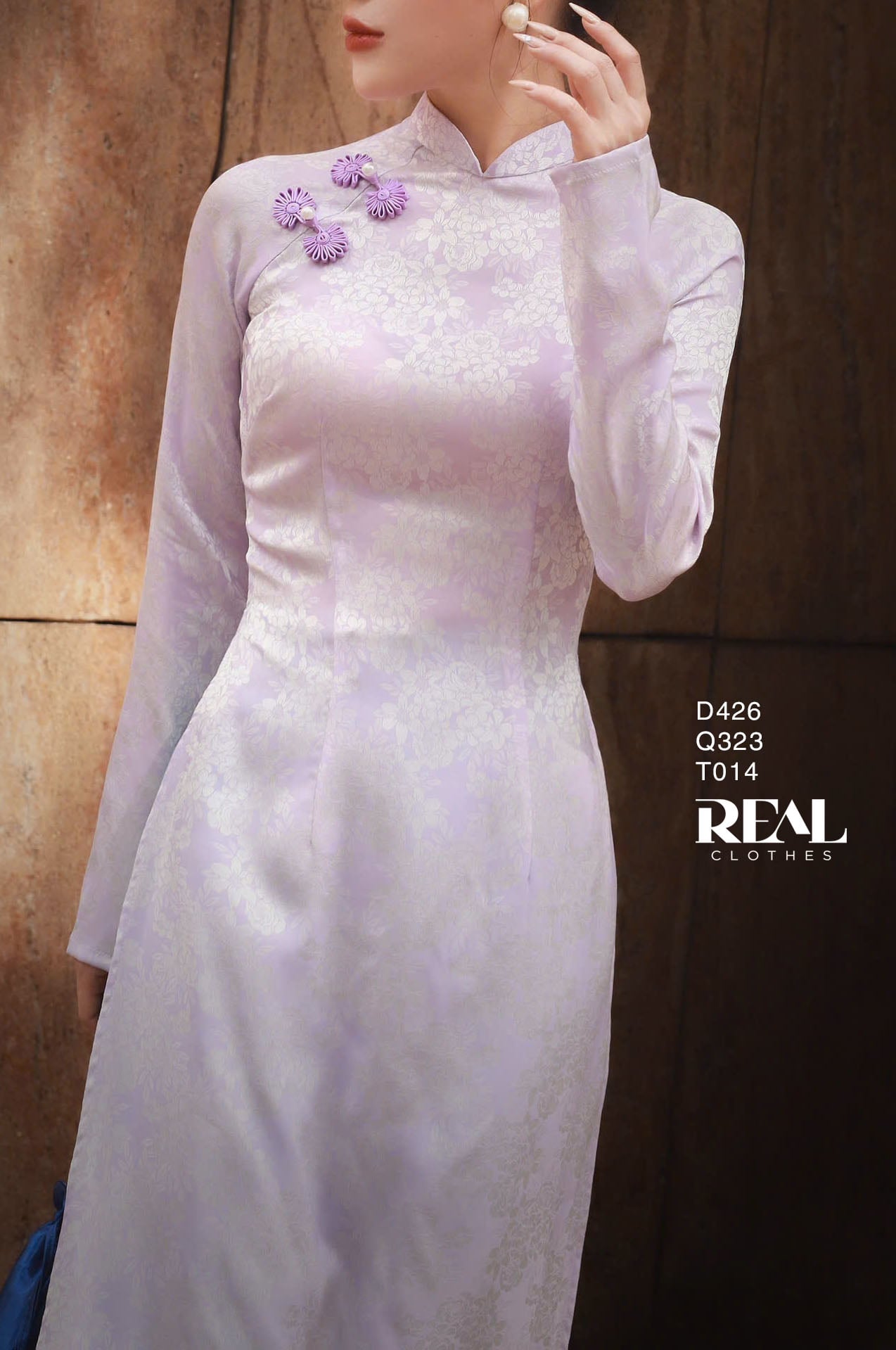 Áo dài truyền thống Nhã An tay dài