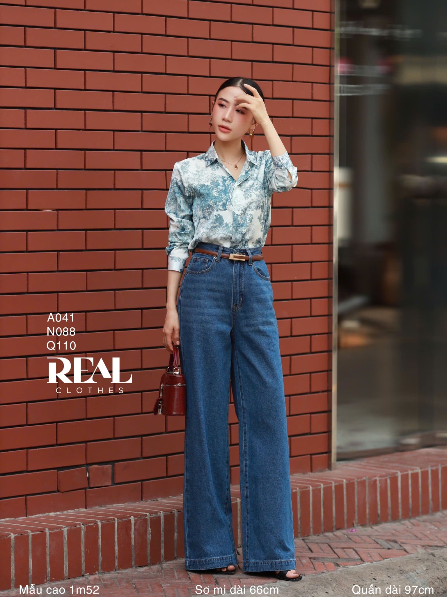 Quần Jeans suông