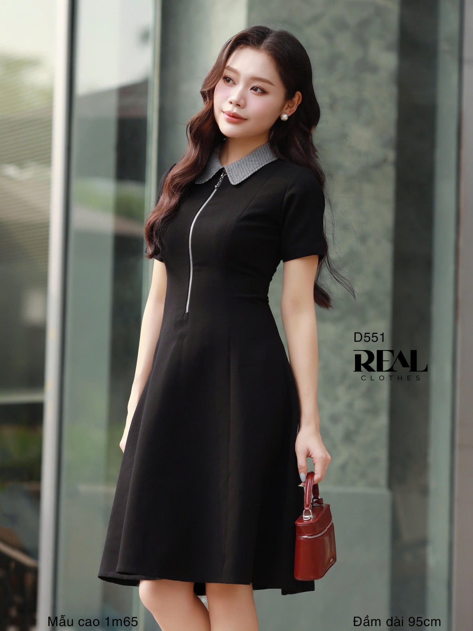 Đầm 8 mảnh Zipper