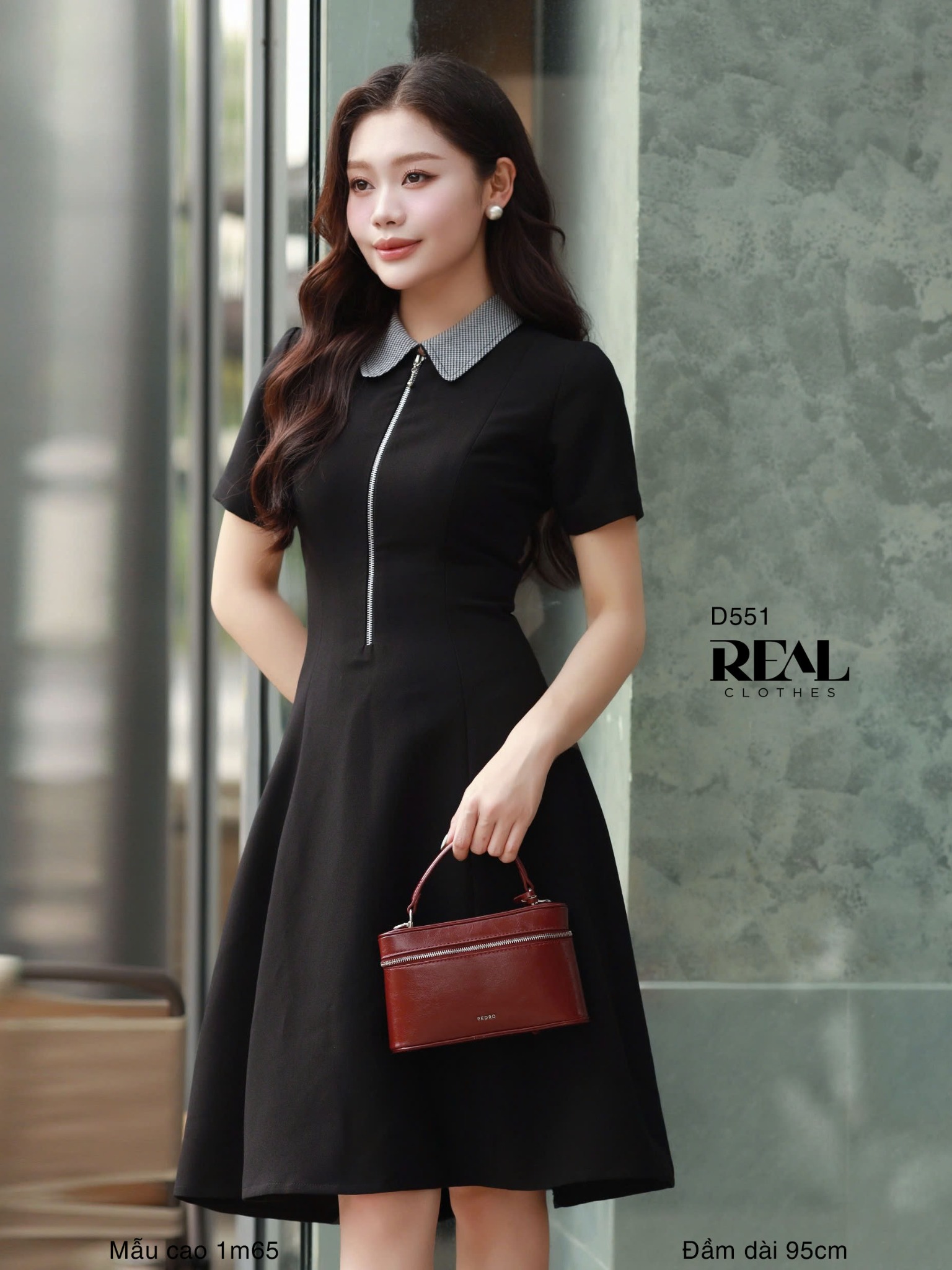 Đầm 8 mảnh Zipper