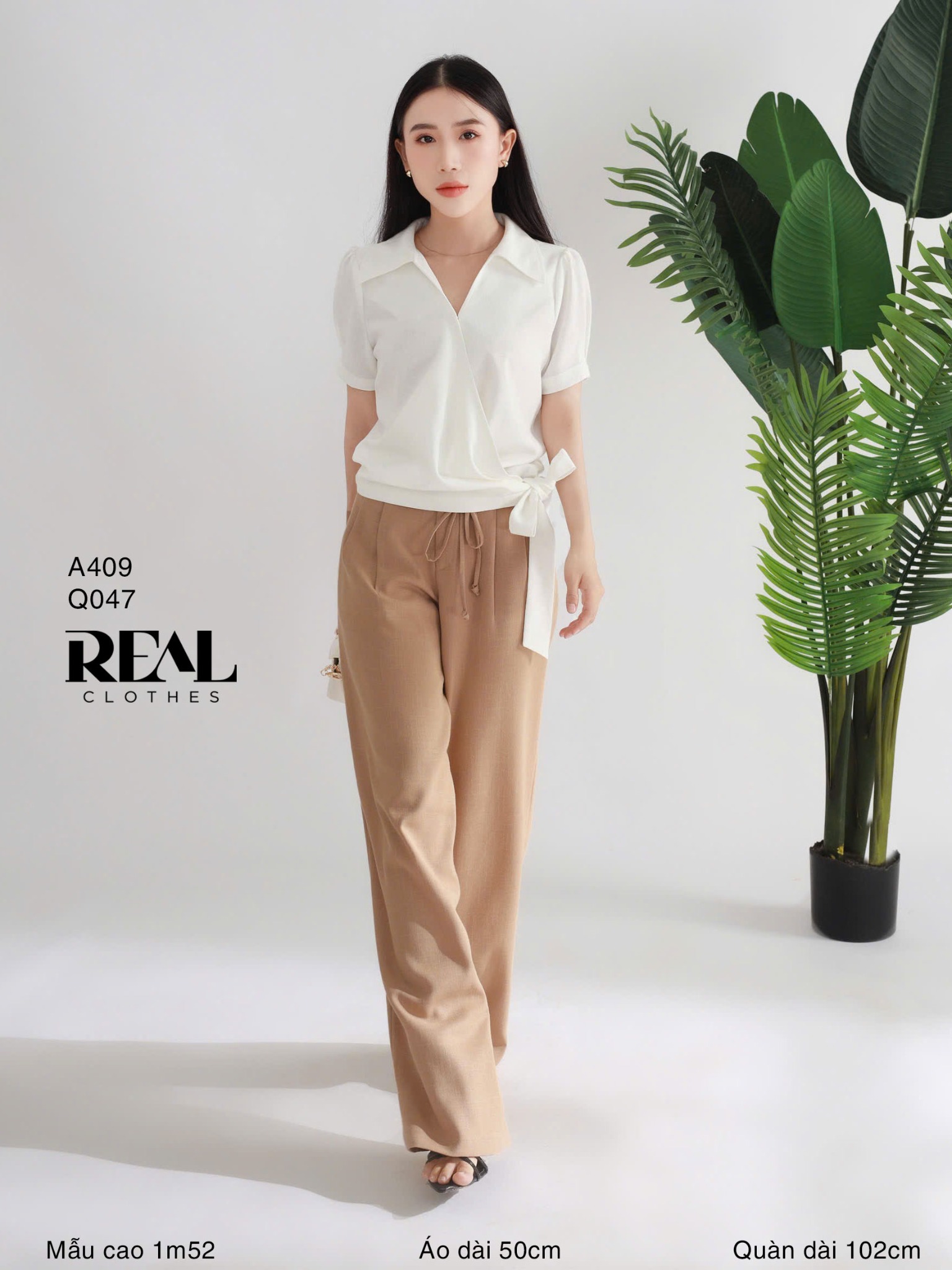 Quần suông HQ linen