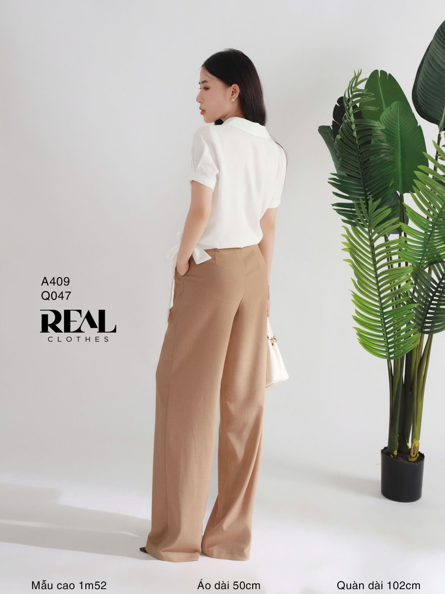 Quần suông HQ linen