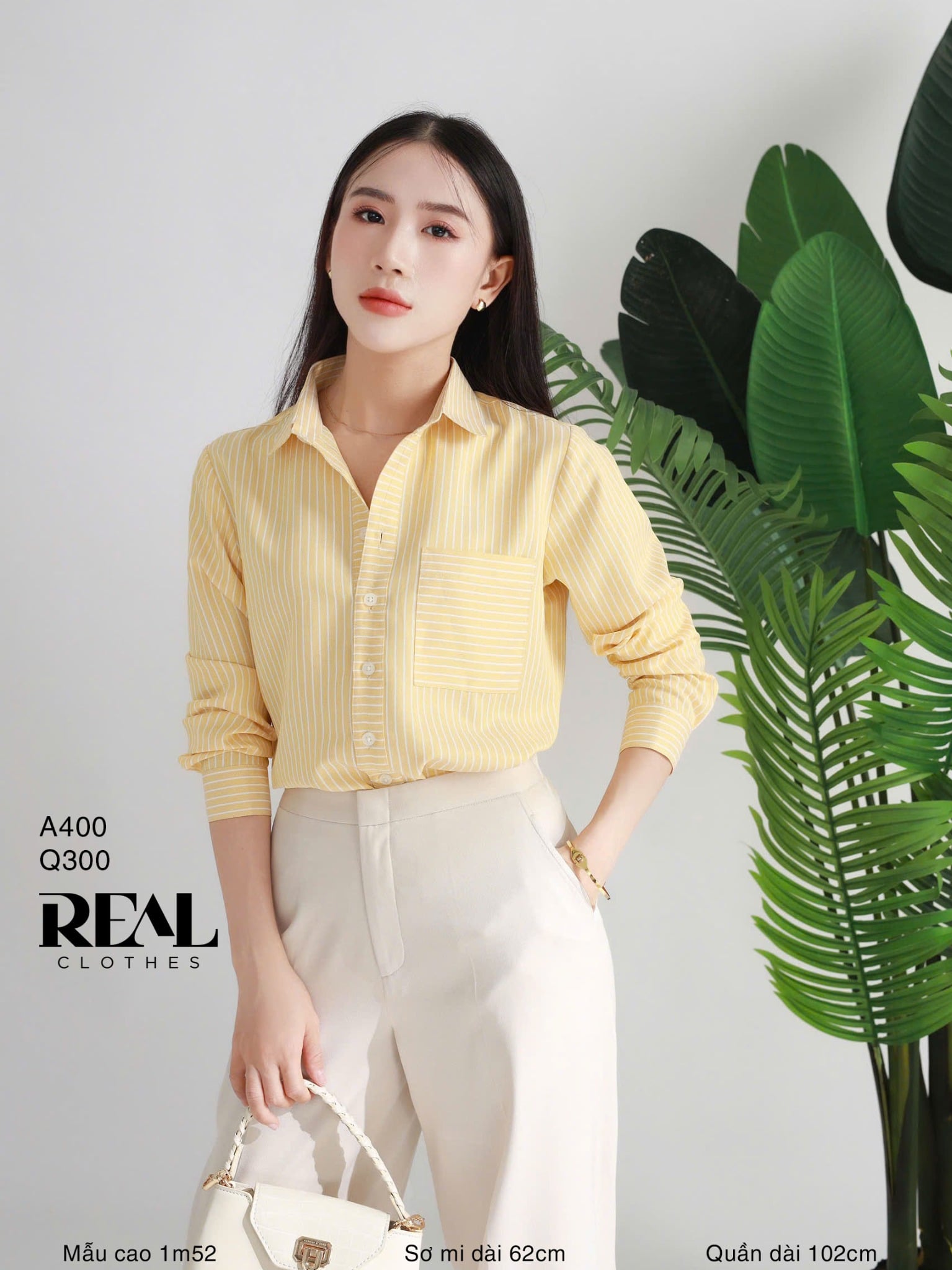 Sơ mi túi sọc
