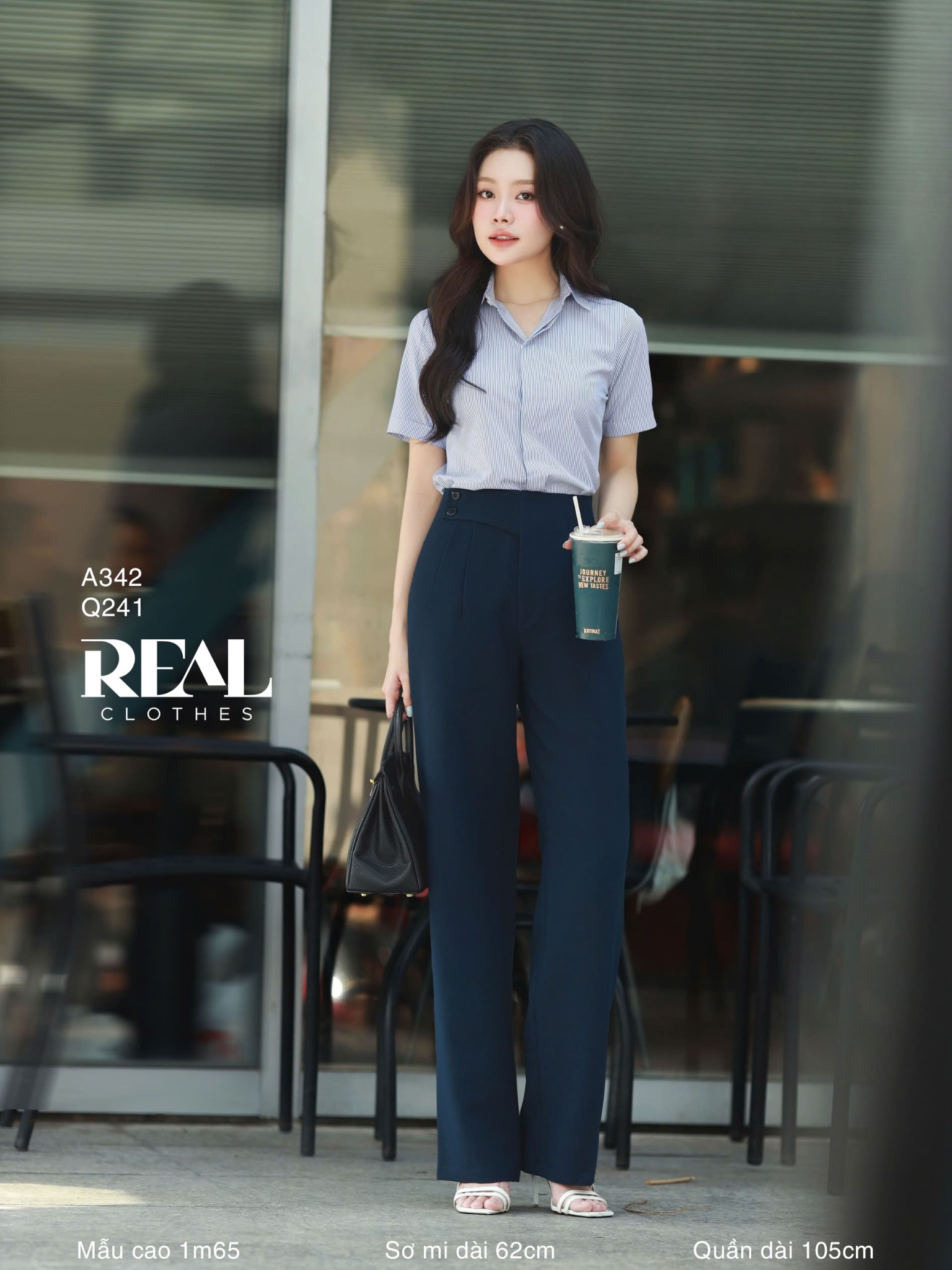 Sơ mi sọc tay đủ