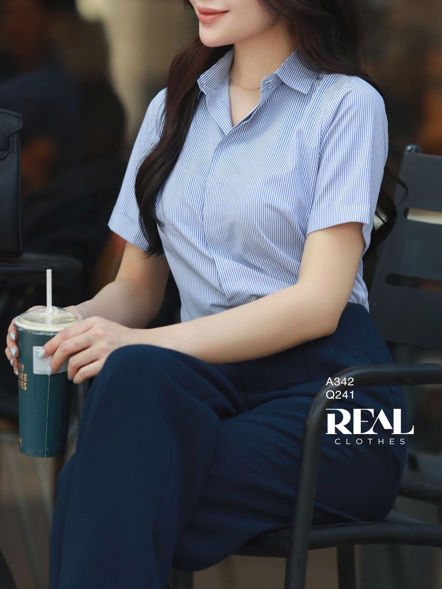 Sơ mi sọc tay đủ