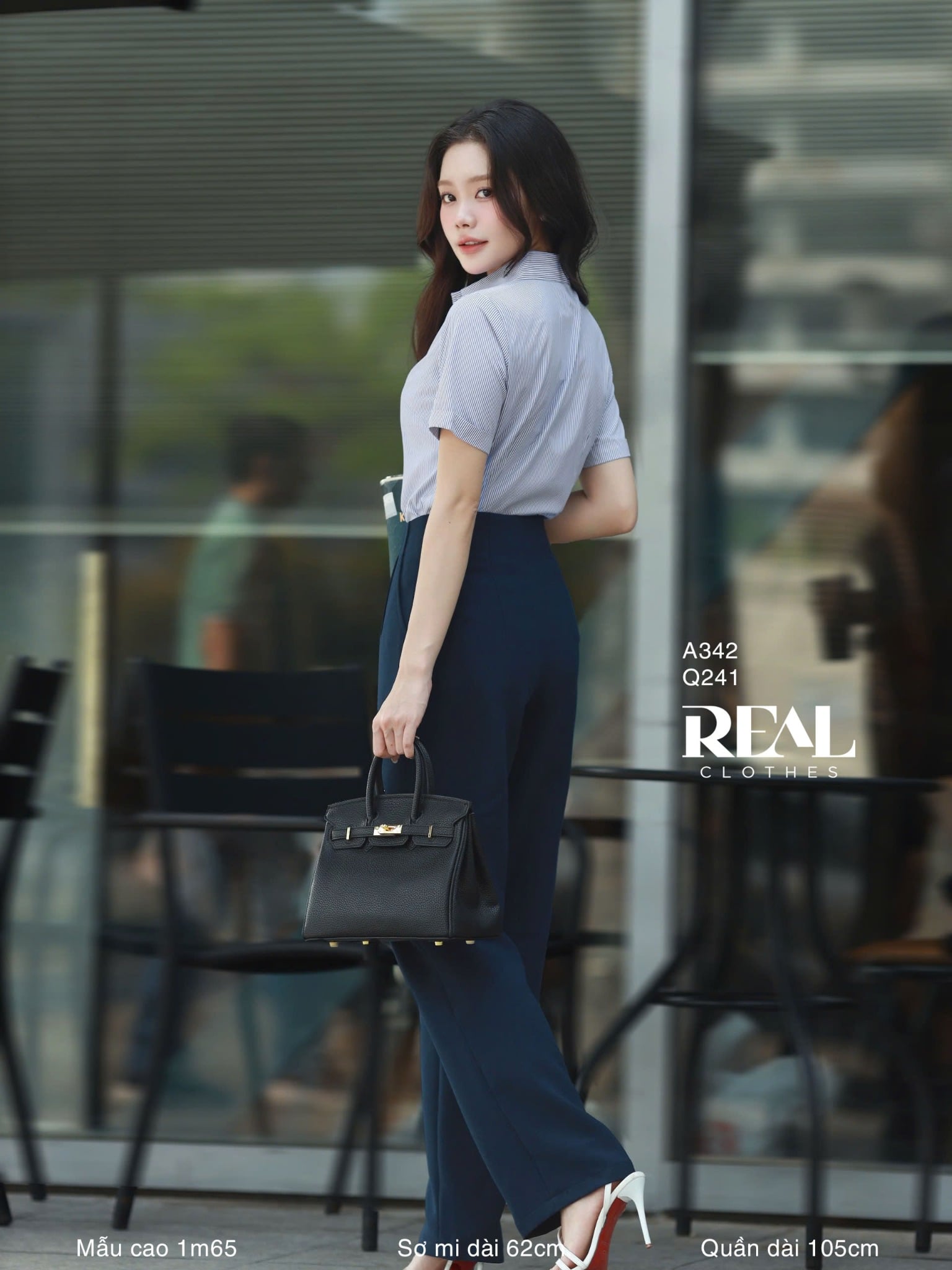 Sơ mi sọc tay đủ