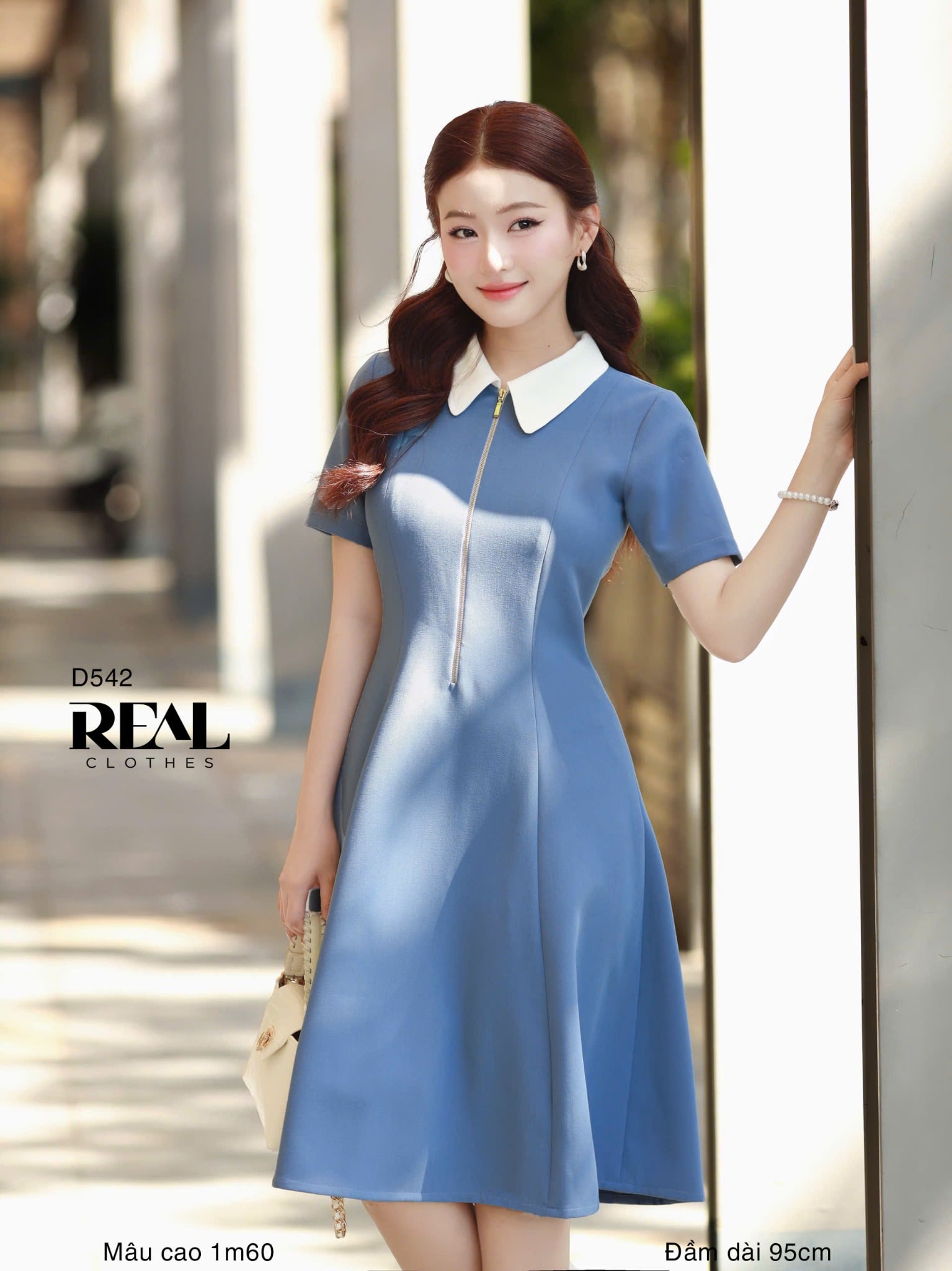 Đầm 8 mảnh Zipper