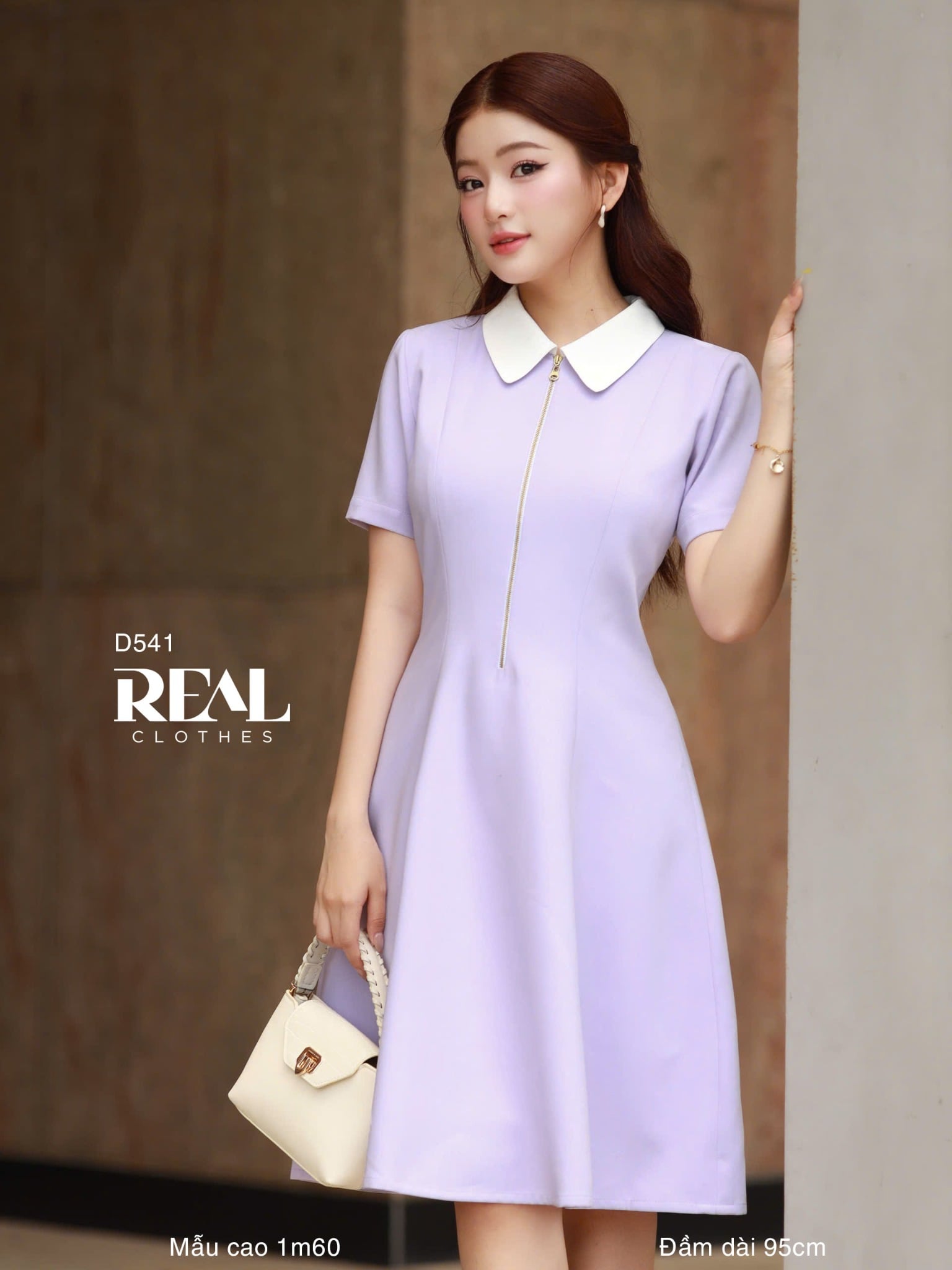 Đầm 8 mảnh Zipper