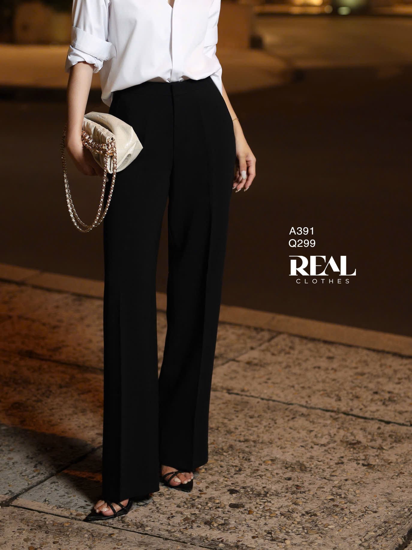  Quần lưng thun suông 