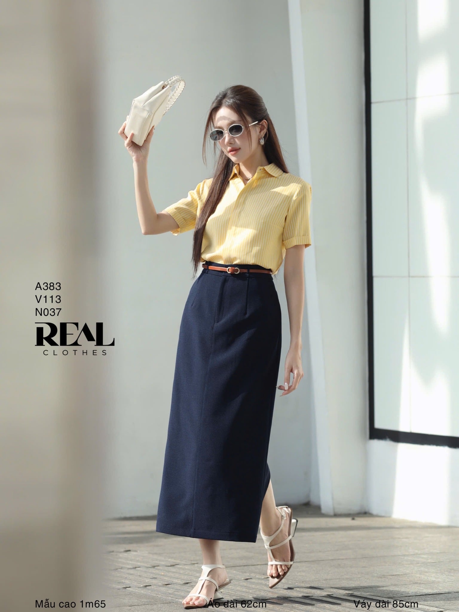 Sơ mi sọc tay đủ