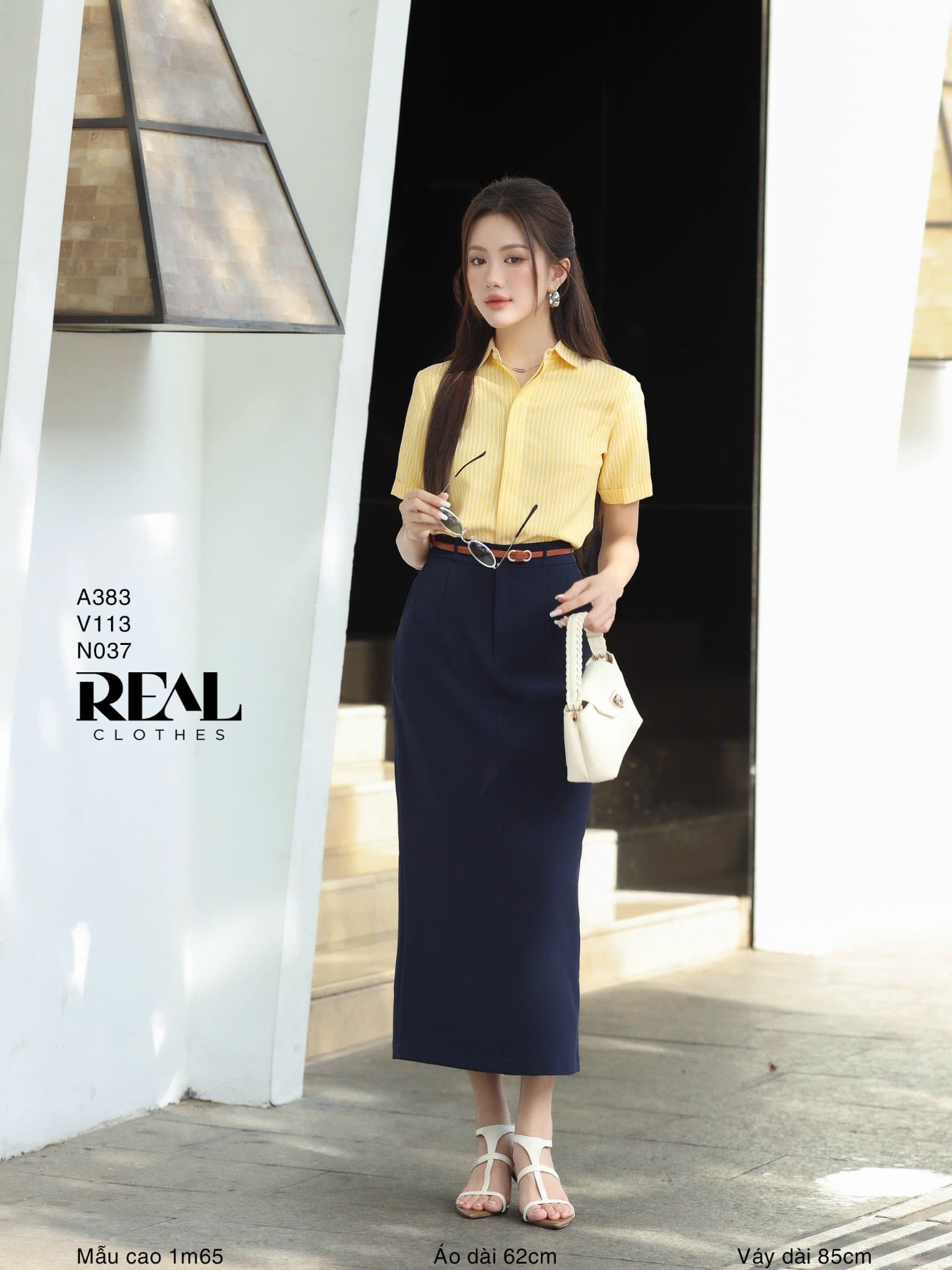 Sơ mi sọc tay đủ