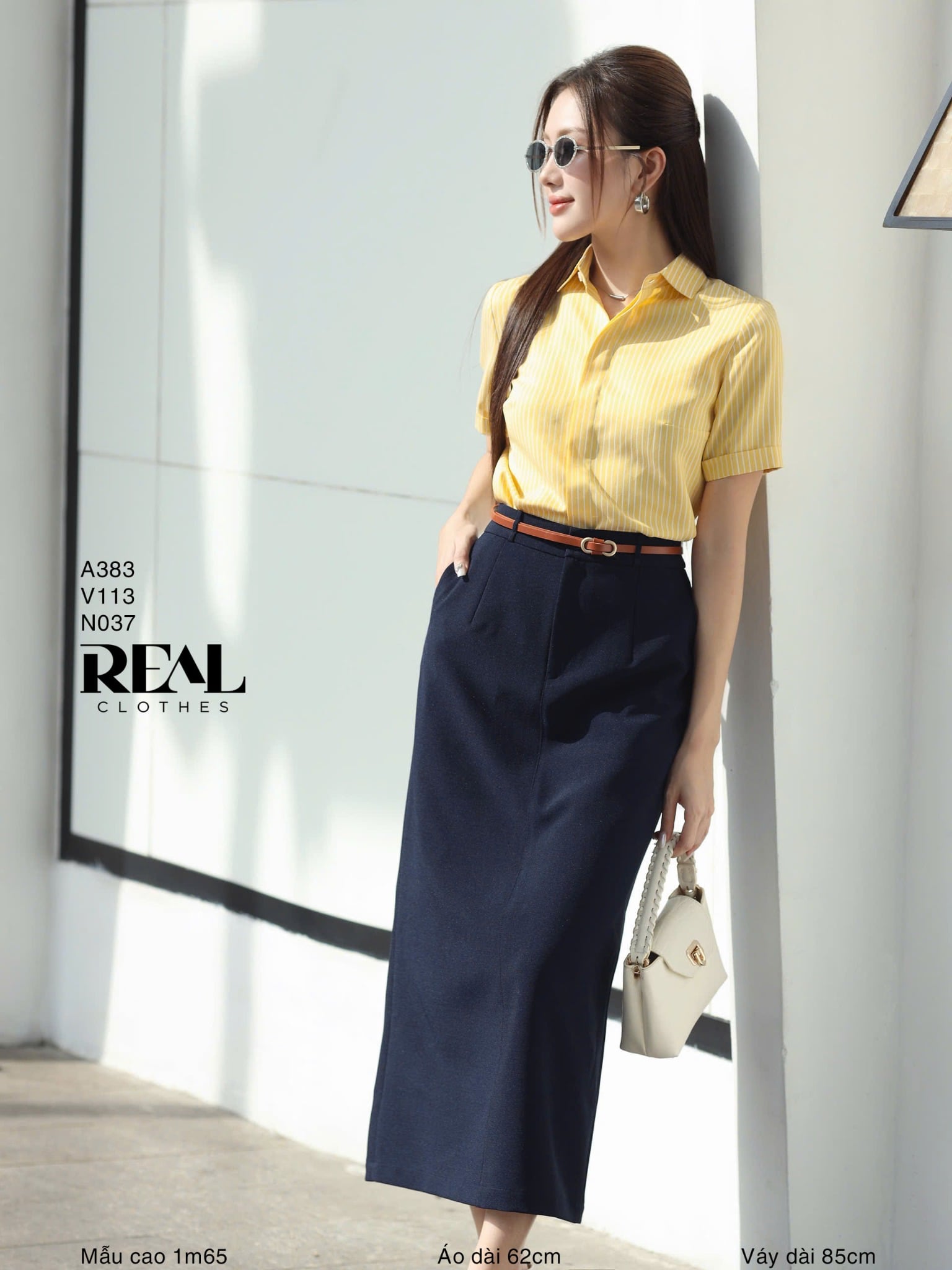 Sơ mi sọc tay đủ