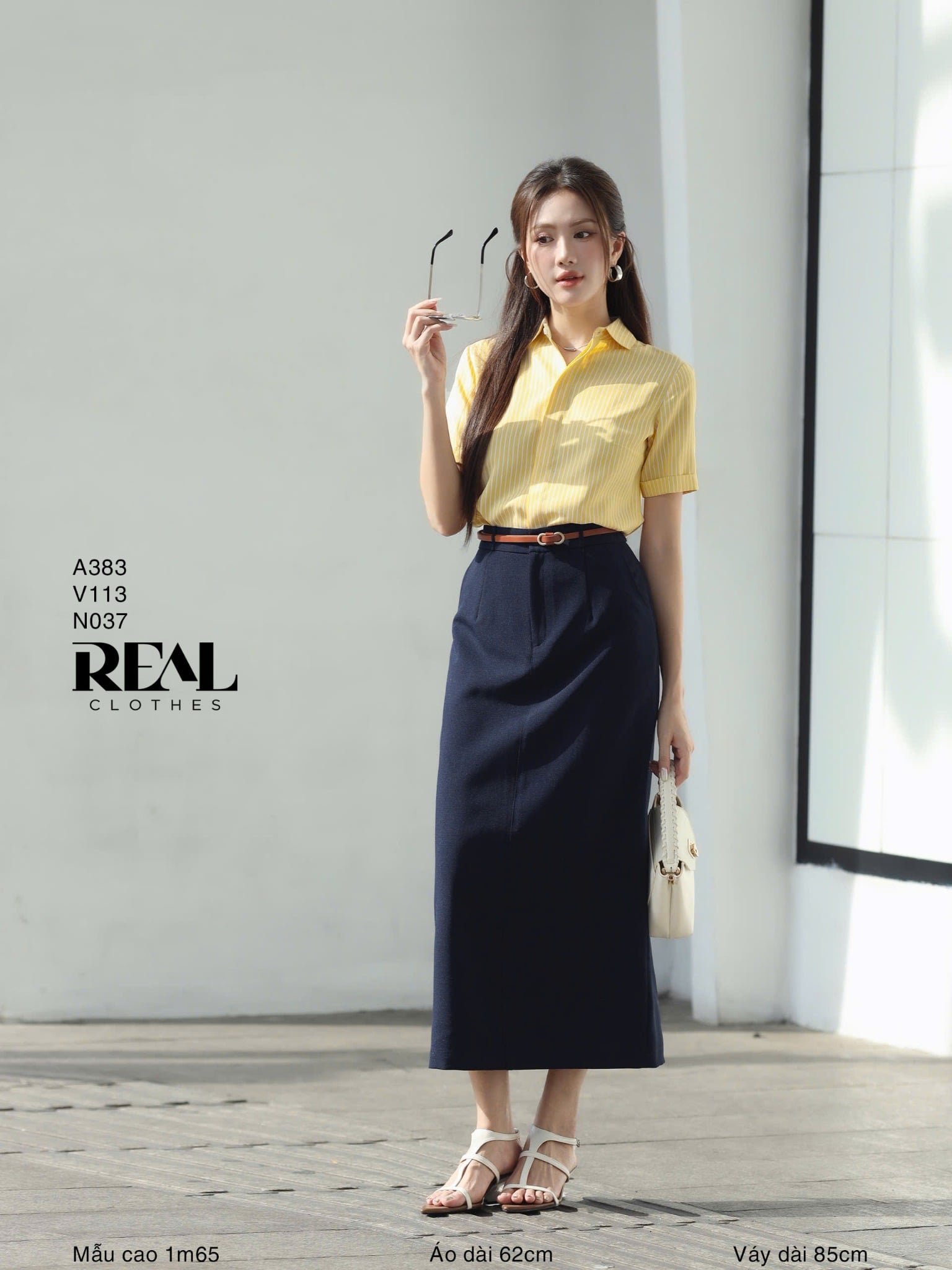 Sơ mi sọc tay đủ