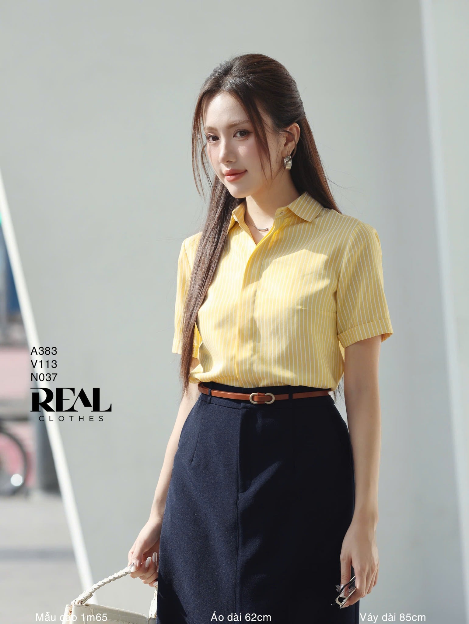 Sơ mi sọc tay đủ