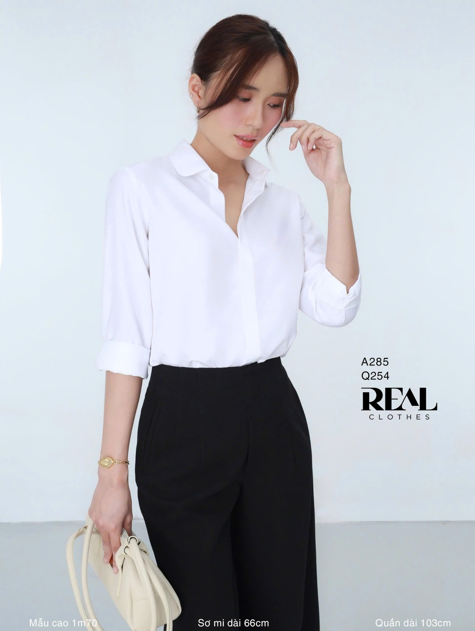 Sơ mi basic trắng