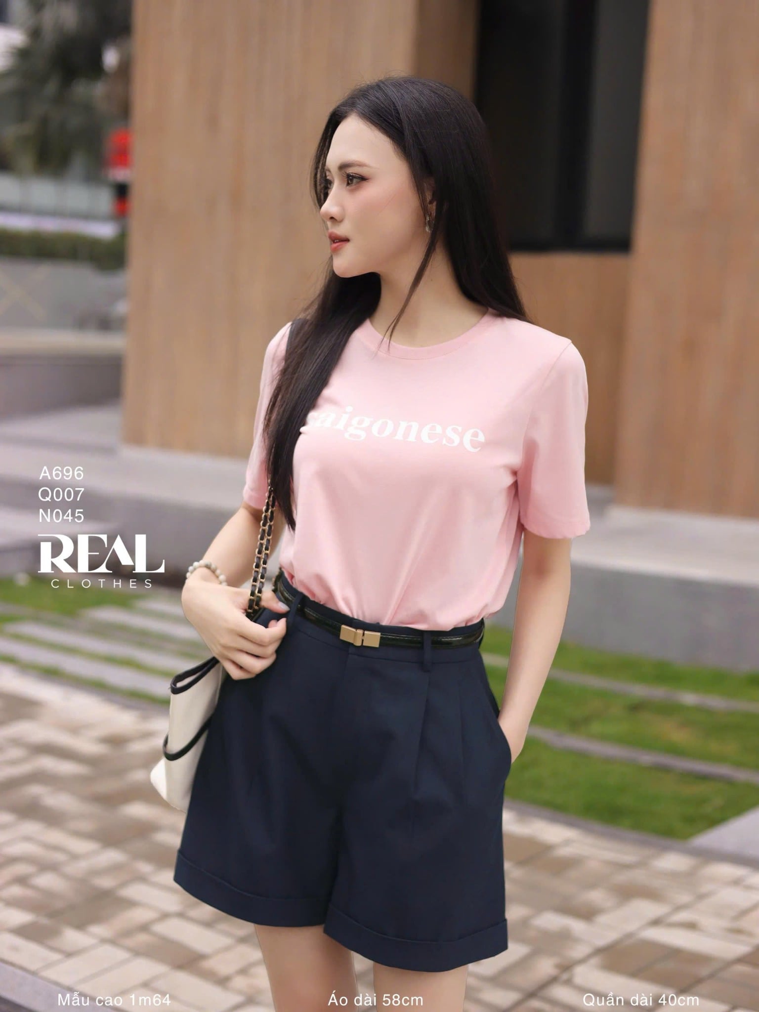 Quần short lật lai xanh đen