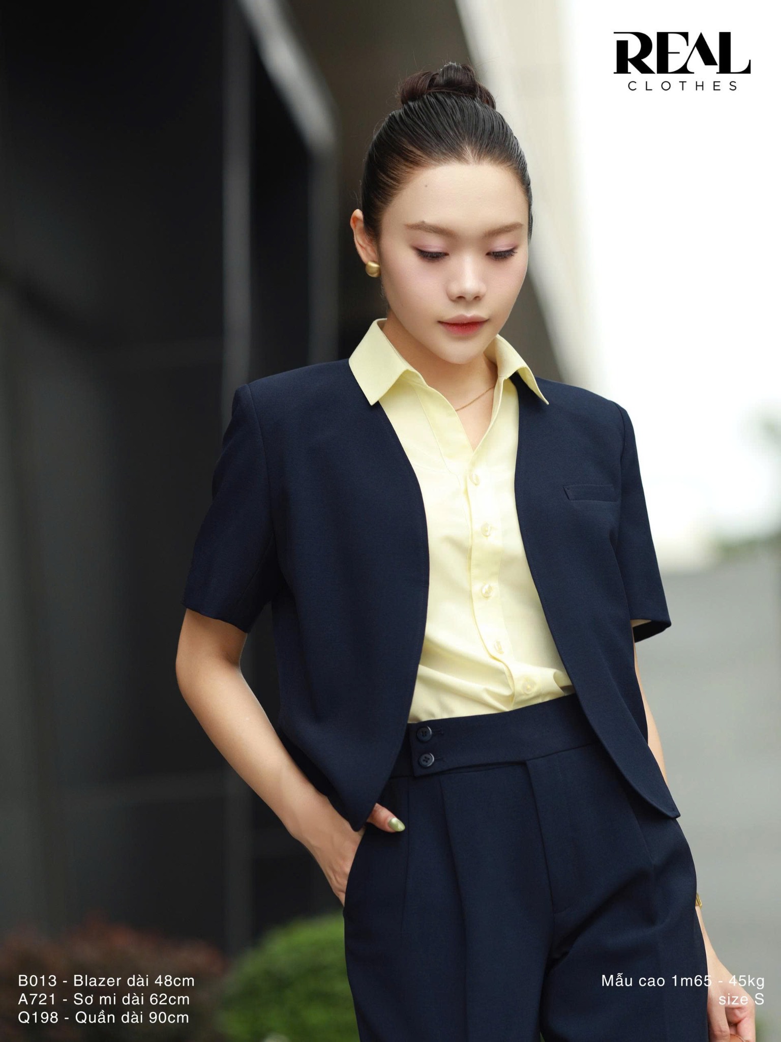 Quần Sakura xanh đen 2026