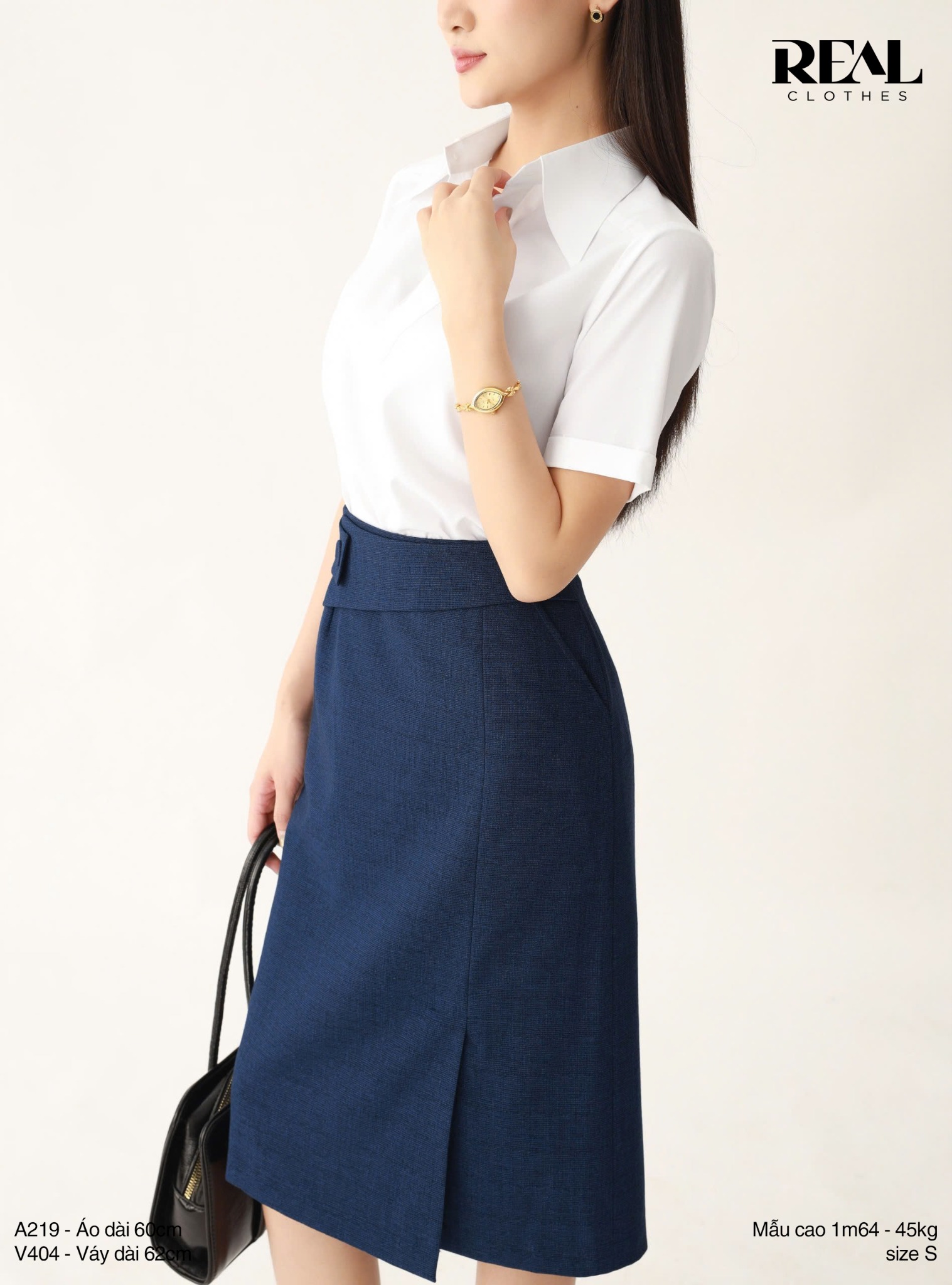 Sơ mi Anna tay đủ