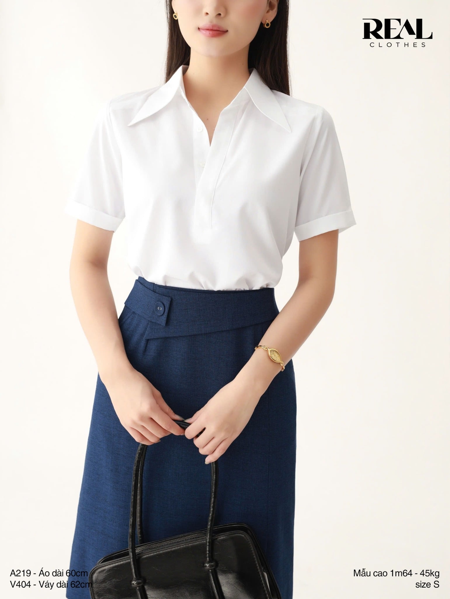 Sơ mi Anna tay đủ