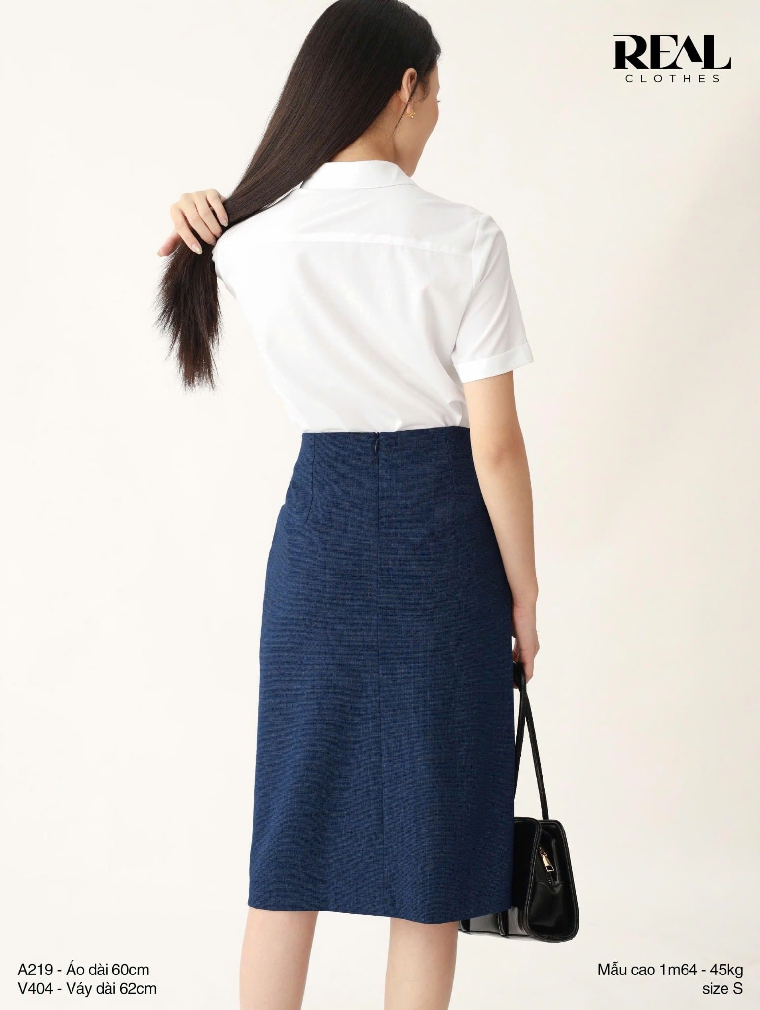 Váy Japan cách điệu navy