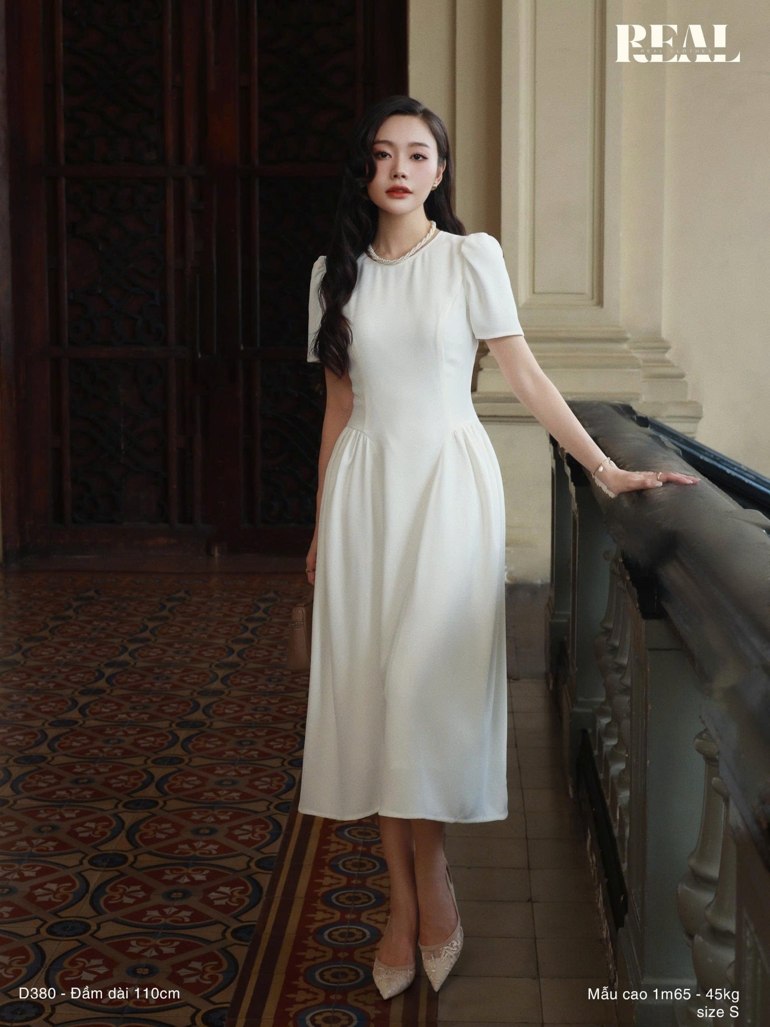 Đầm Julia trắng