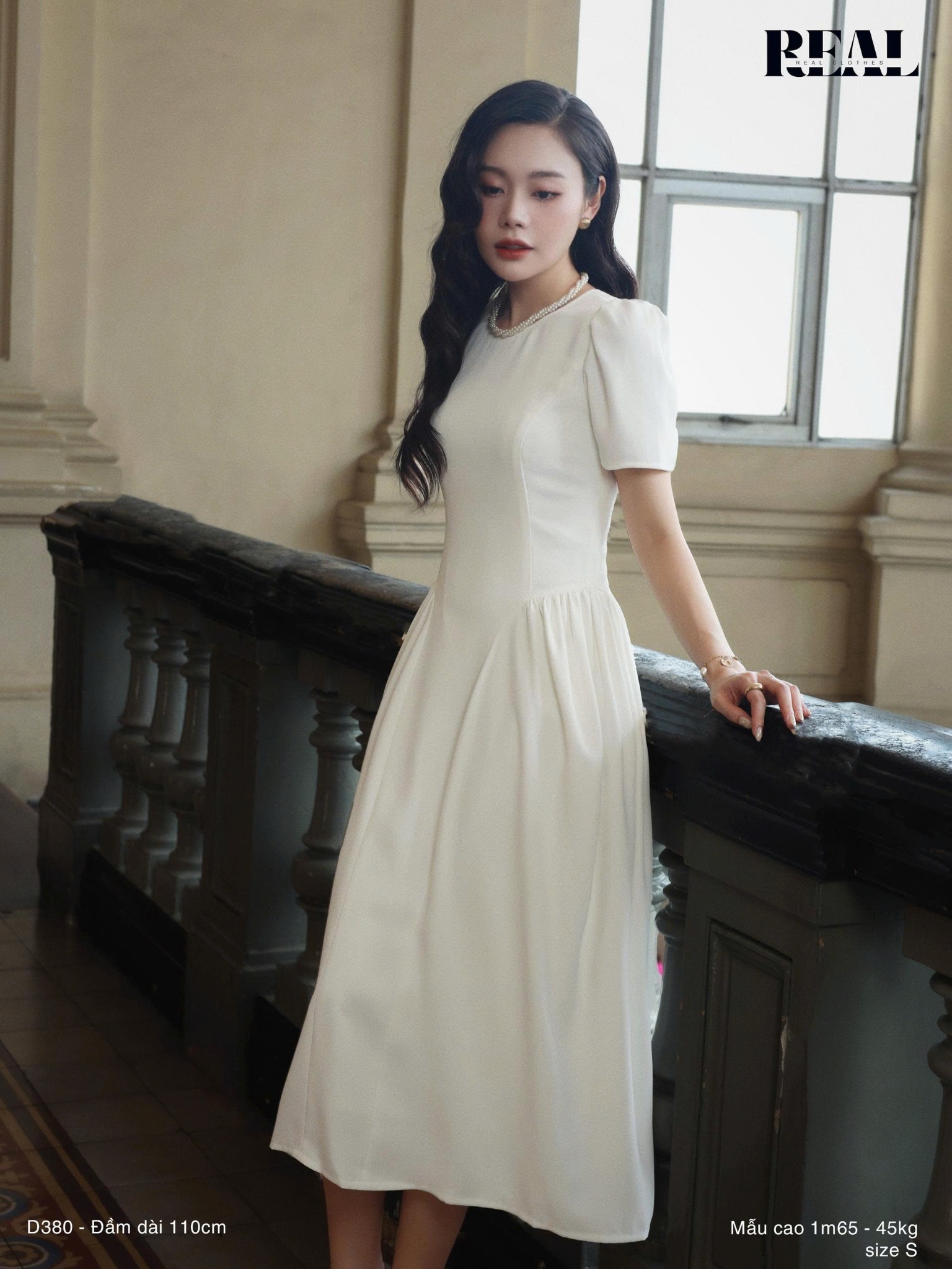 Đầm Julia trắng