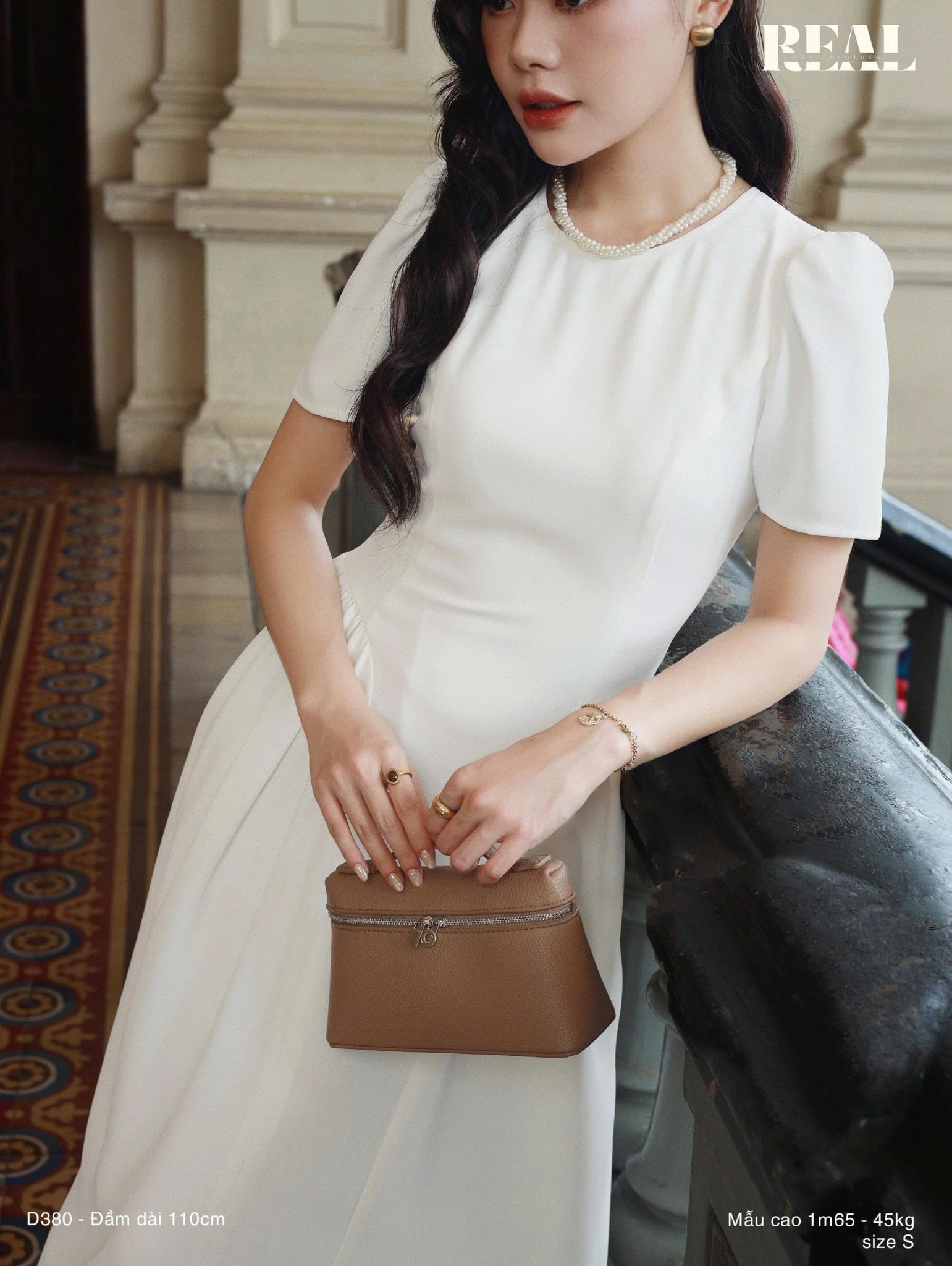 Đầm Julia trắng