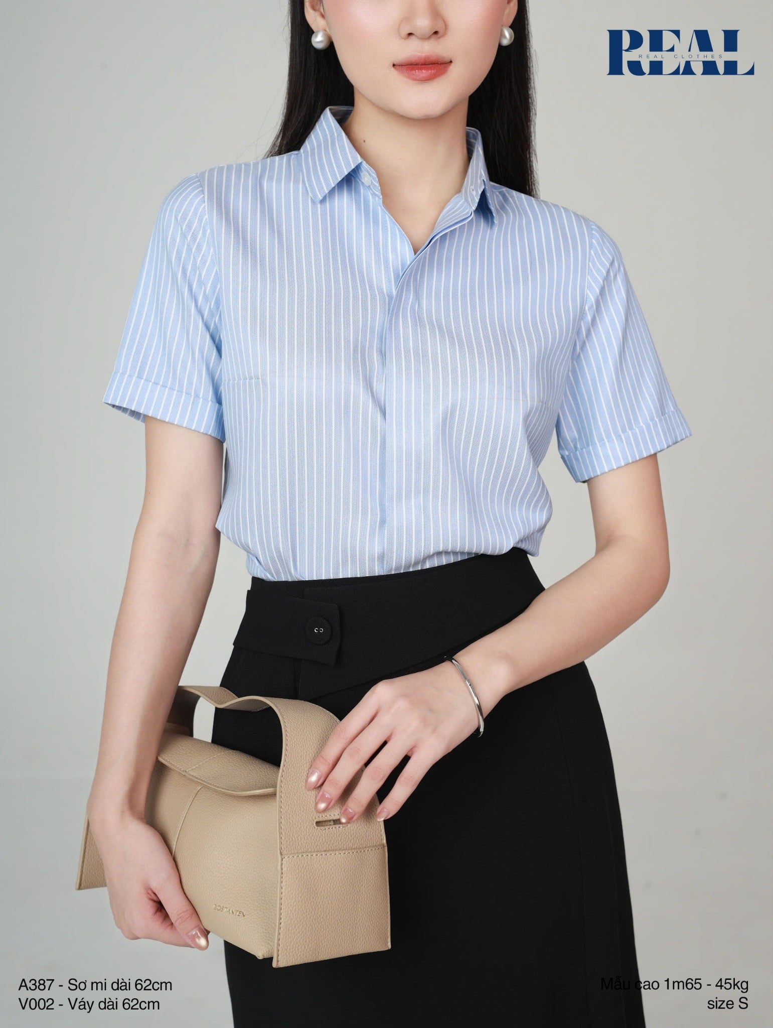 Sơ mi sọc tay đủ