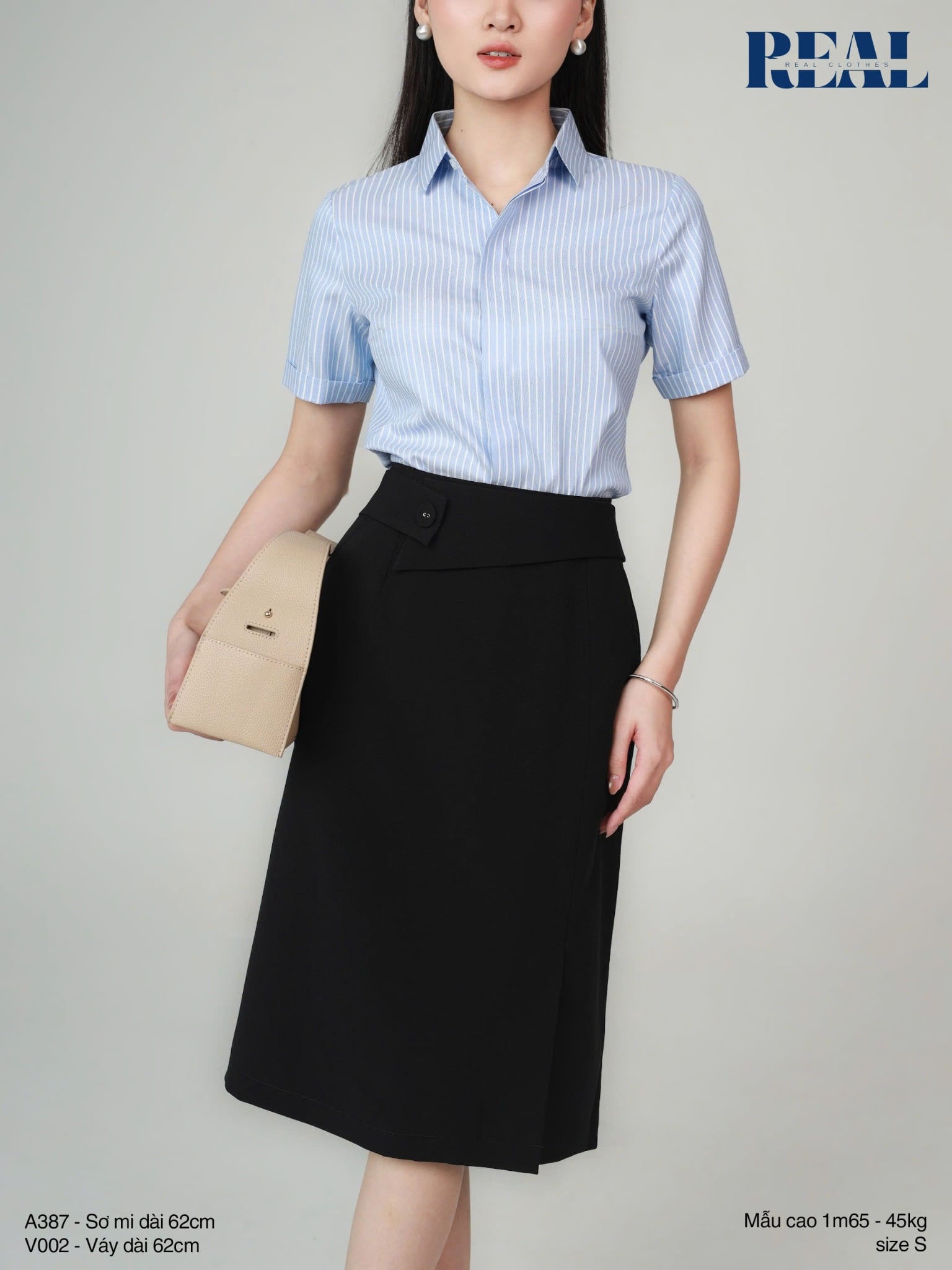 Sơ mi sọc tay đủ
