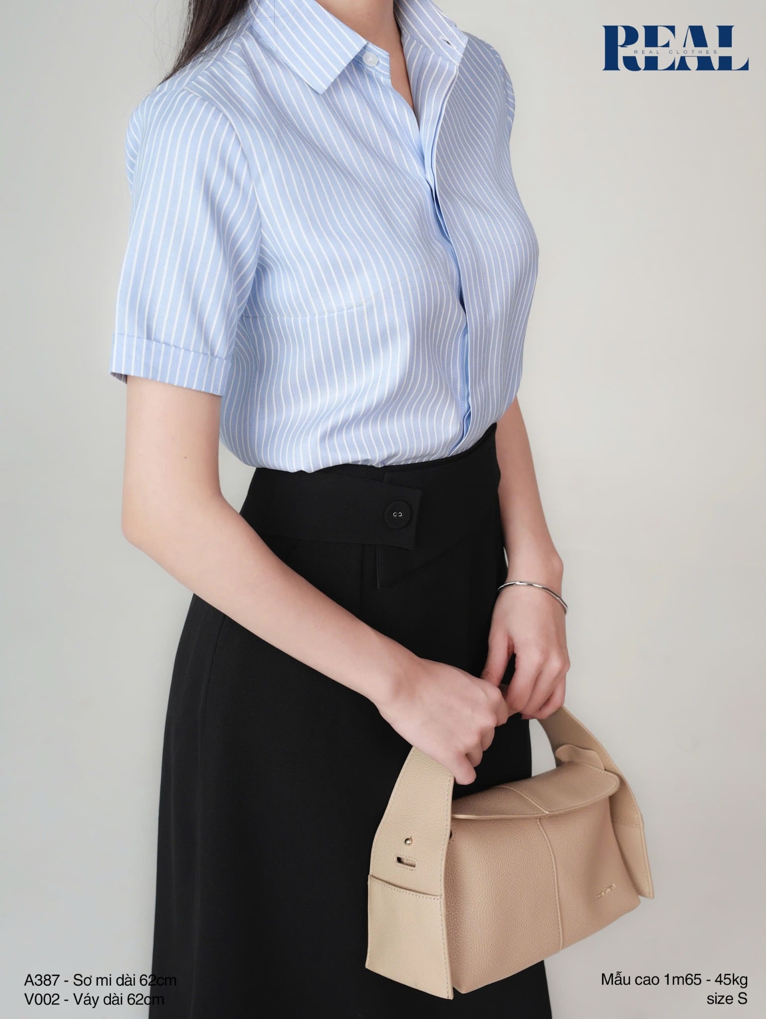 Sơ mi sọc tay đủ