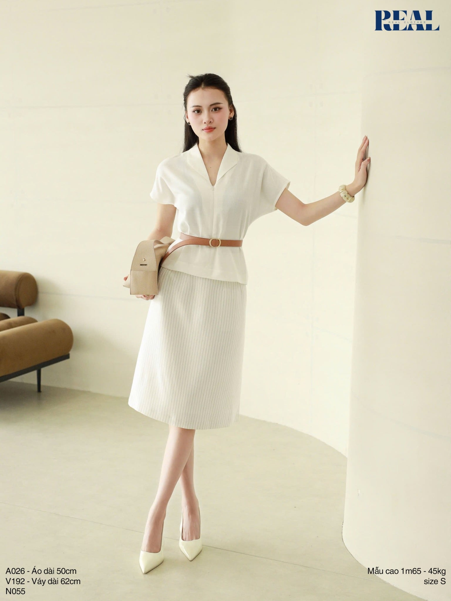 Váy Tokyo midi họa tiết