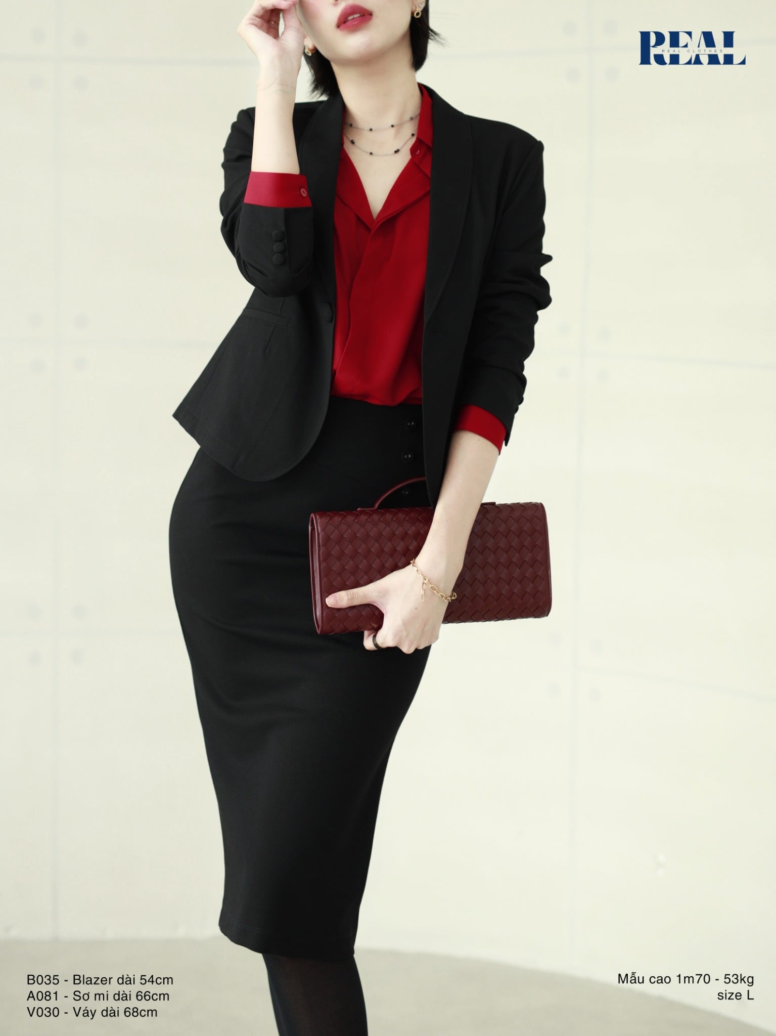 Blazer ngắn tay dài