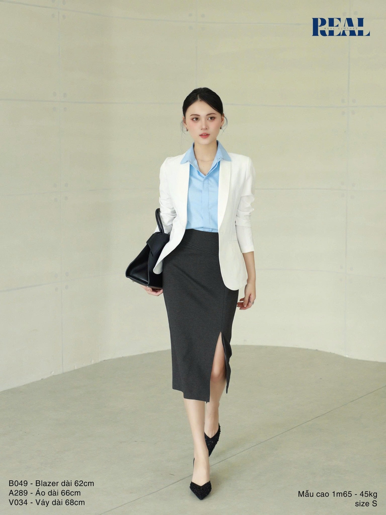 Sơ mi blue không tay